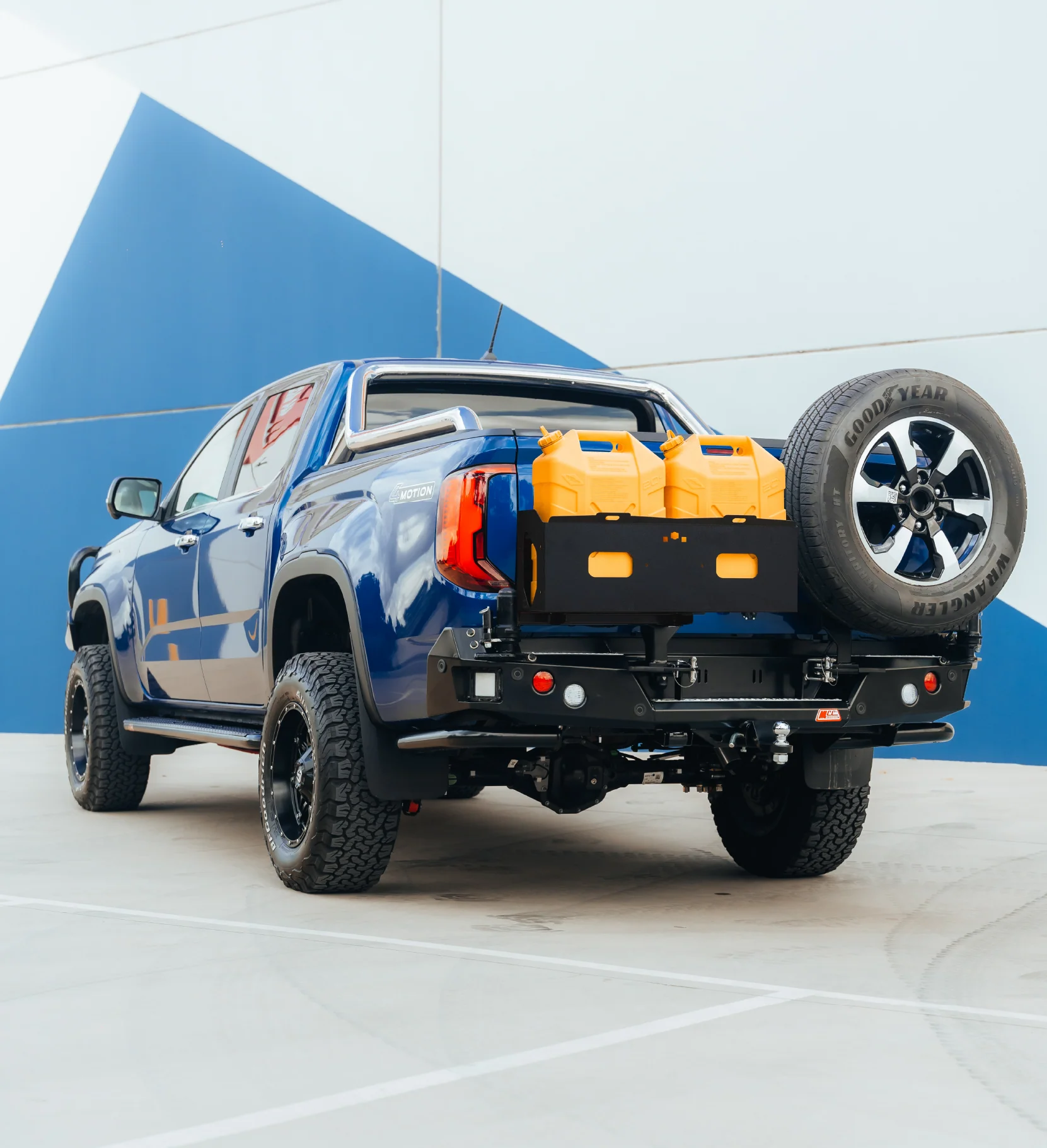 All-New Amarok 2023-On - 022-02 Rear Wheel Carrier Double Jerry Can Holder Package - SKU MCC-04002-202PK3 - Image 4