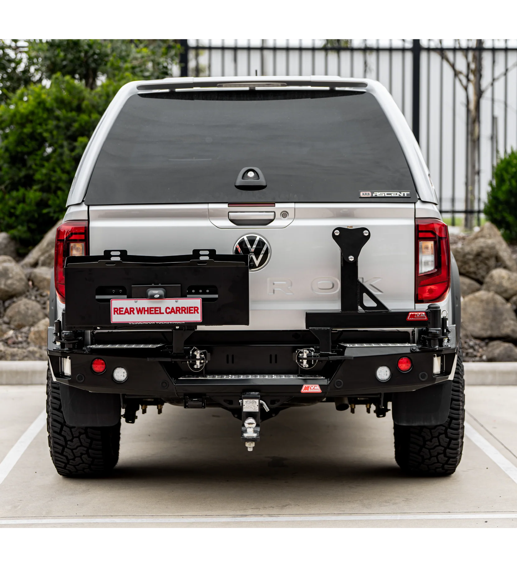 All-New Amarok 2023-On - 022-02 Rear Wheel Carrier Double Jerry Can Holder Package - SKU MCC-04002-202PK3 - Image 6