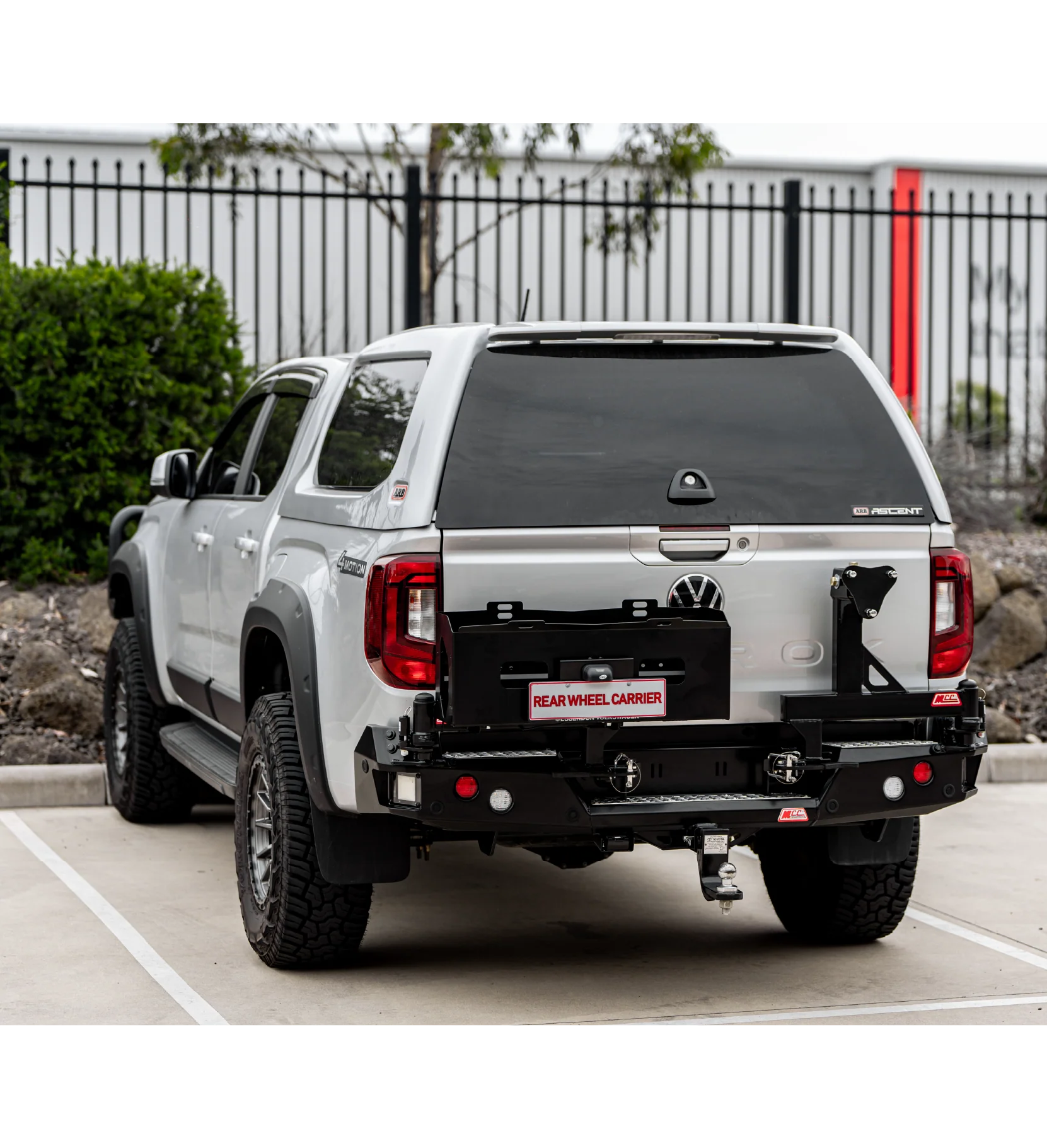 All-New Amarok 2023-On - 022-02 Rear Wheel Carrier Double Jerry Can Holder Package - SKU MCC-04002-202PK3 - Image 7