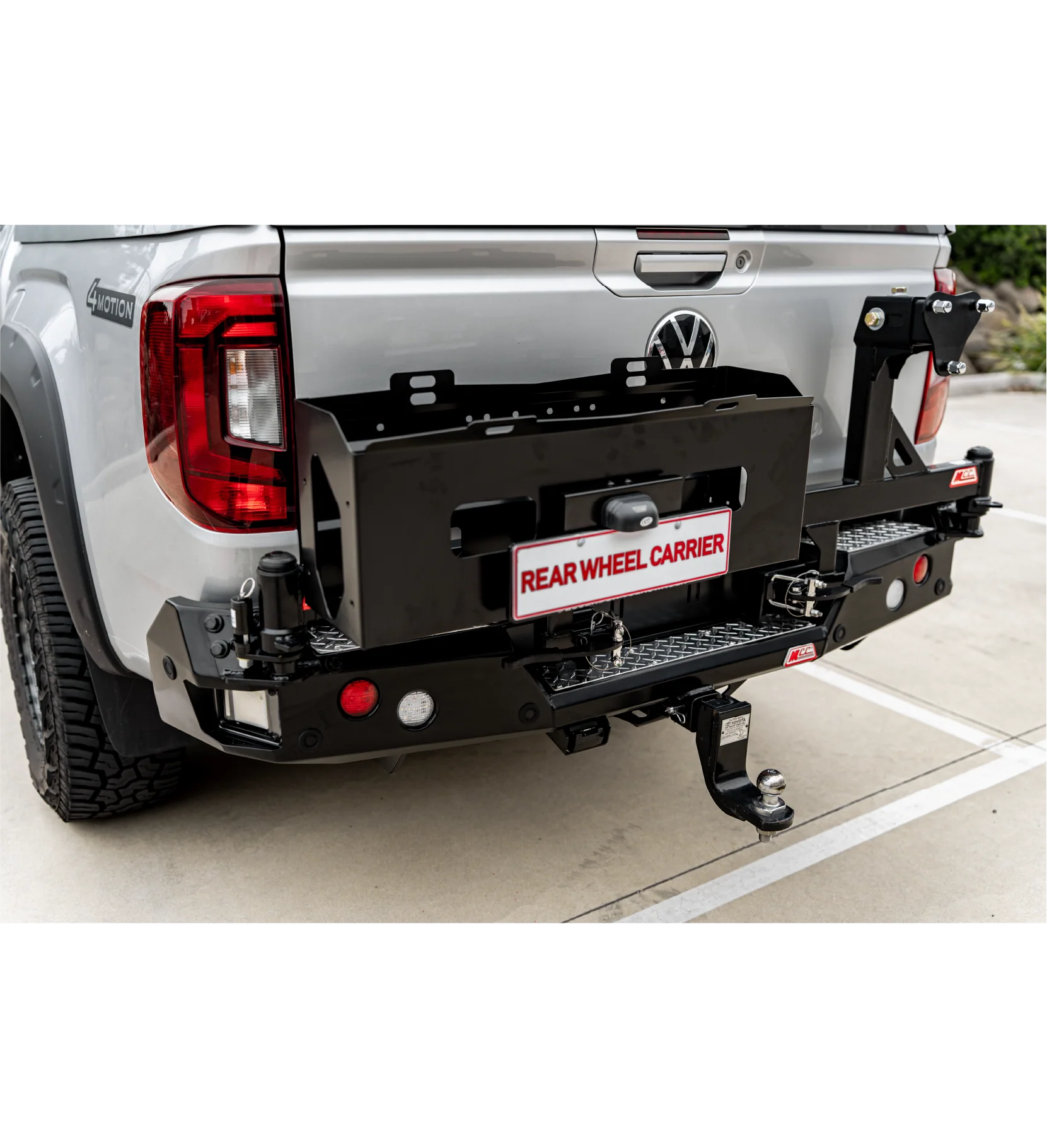 All-New Amarok 2023-On - 022-02 Rear Wheel Carrier Double Jerry Can Holder Package - SKU MCC-04002-202PK3 - Image 9