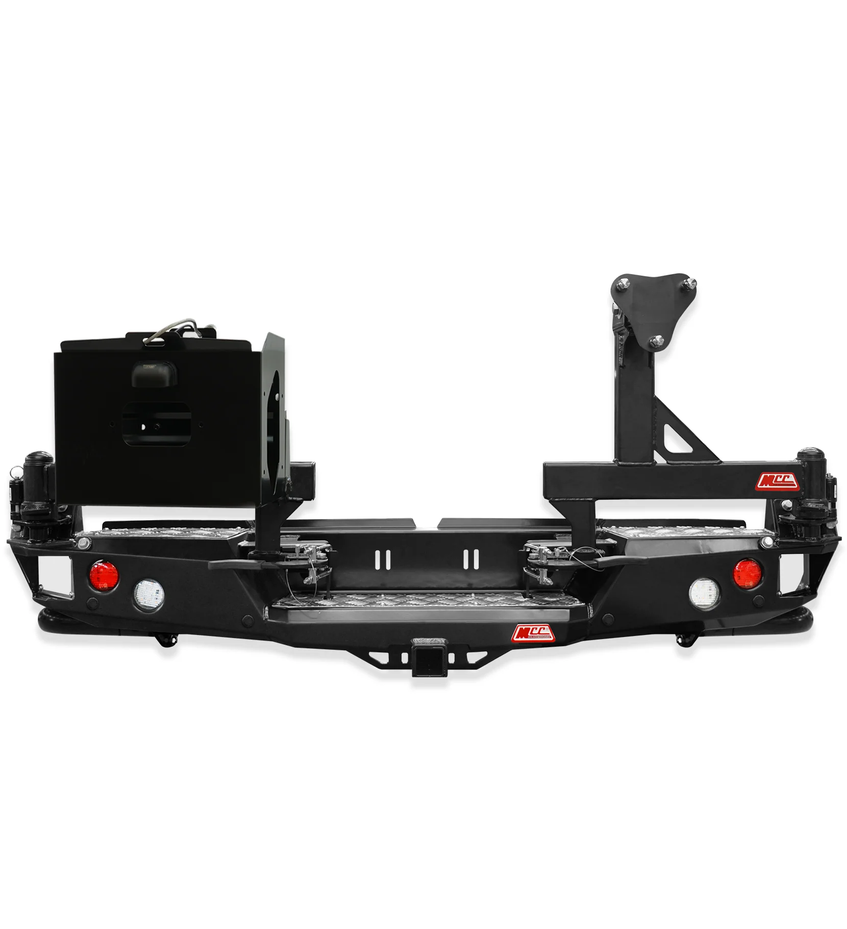All-New Amarok 2023-On - 022-02 Rear Wheel Carrier Single Jerry Can Holder Package - SKU MCC-04002-202PK2