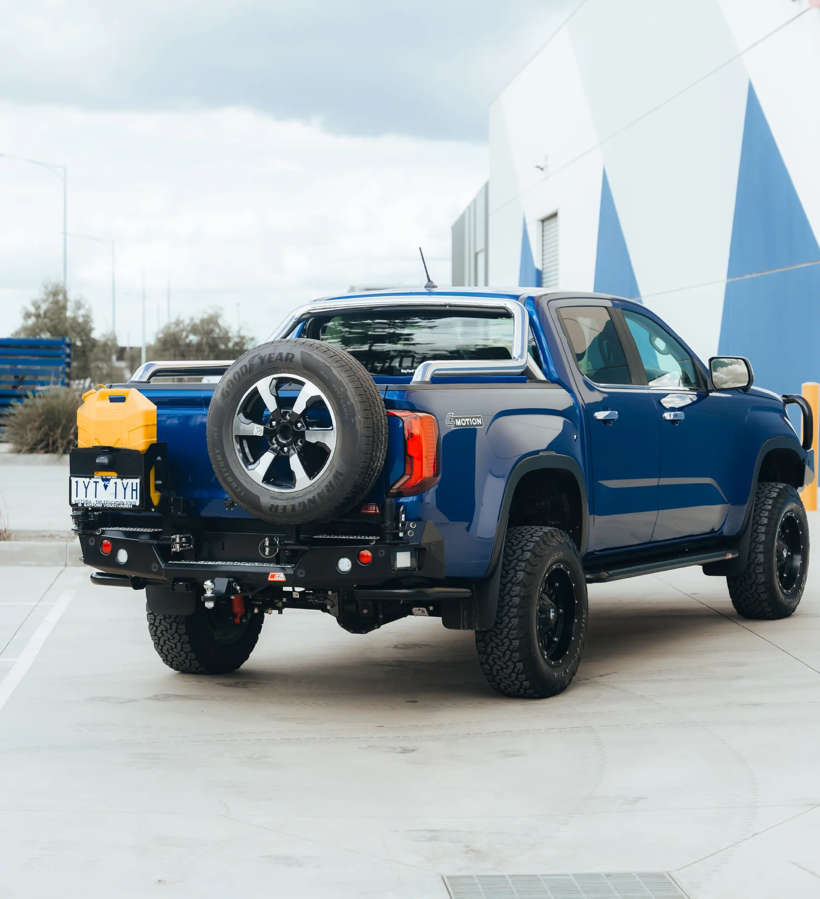 All-New Amarok 2023-On - 022-02 Rear Wheel Carrier Single Jerry Can Holder Package - SKU MCC-04002-202PK2 - Image 2