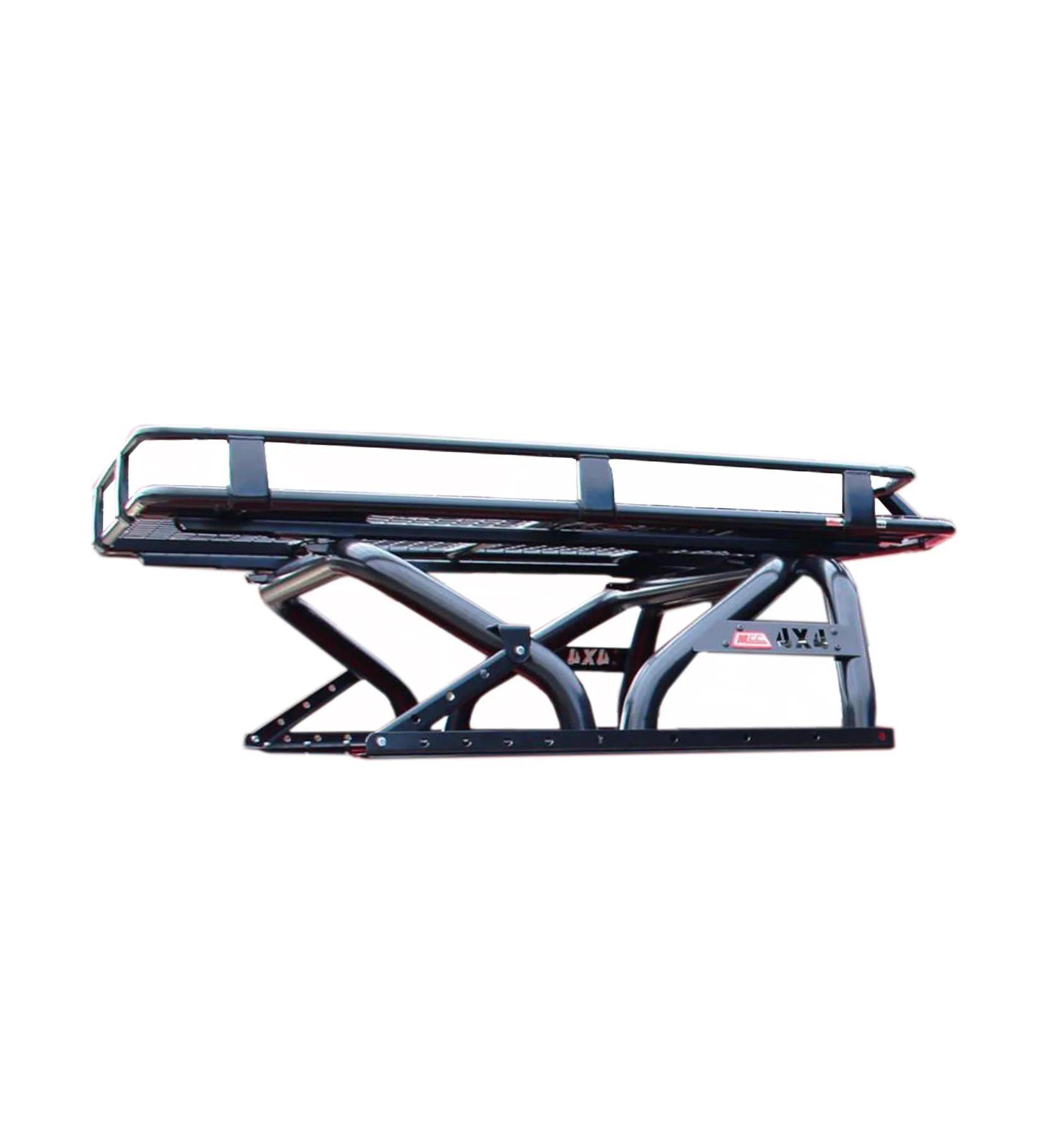 All-New Amarok 2023-On - 03205BTR Swing Sport Bar Black Tube with Roof Rack Package - SKU MCC-04002-05B185TR