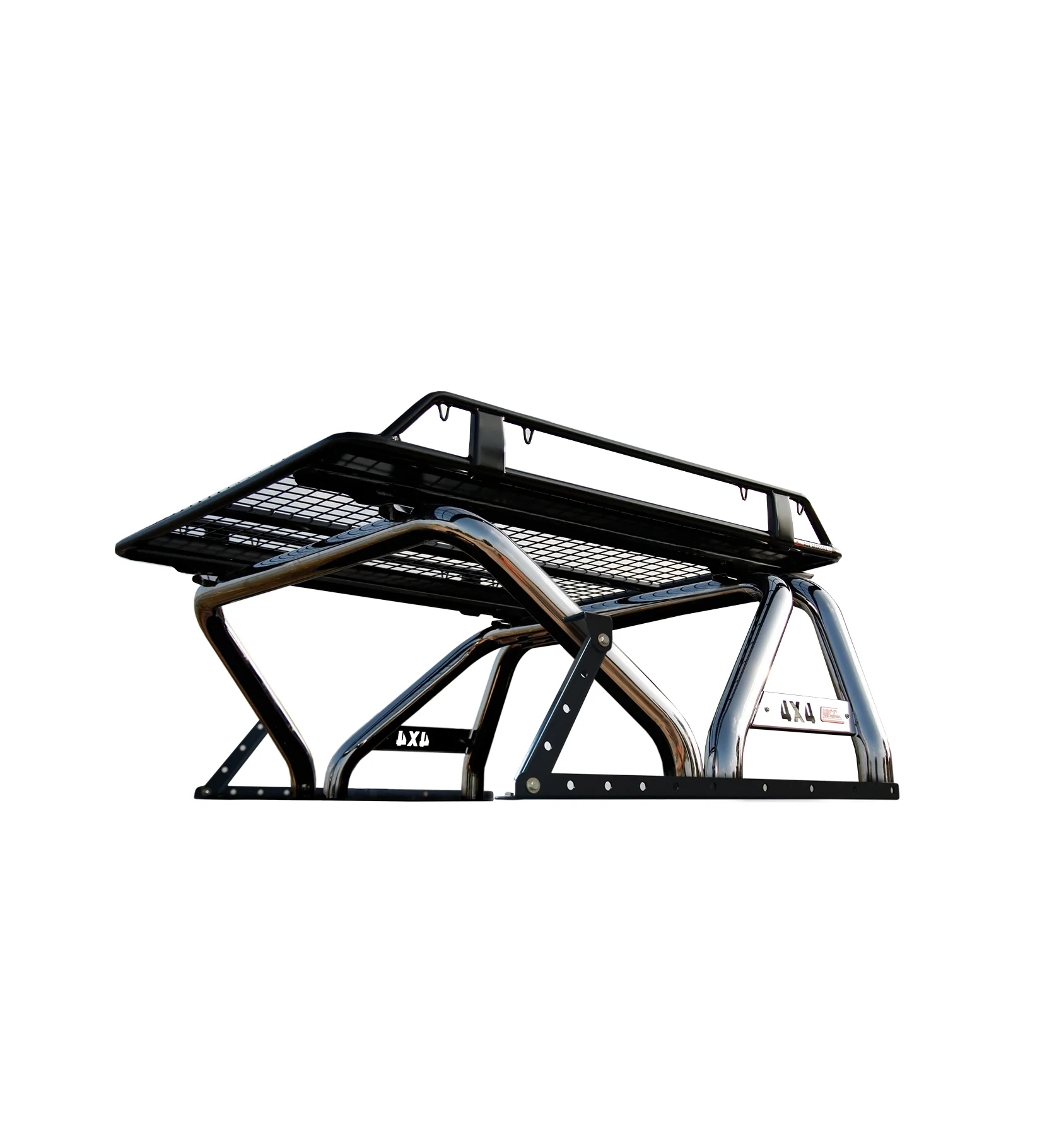 All-New Amarok 2023-On - 03205STR Swing Sport Bar Stainless Tube with Roof Rack Package - SKU MCC-04002-05S185TR