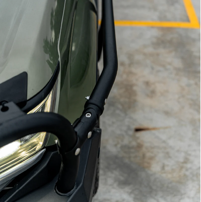 All-New Amarok 2023-On - 039ABSR808 All Black Side Step and Rail Package (60mm Bull Bar) - SKU MCC-04002-039ABSR808 - Image 5