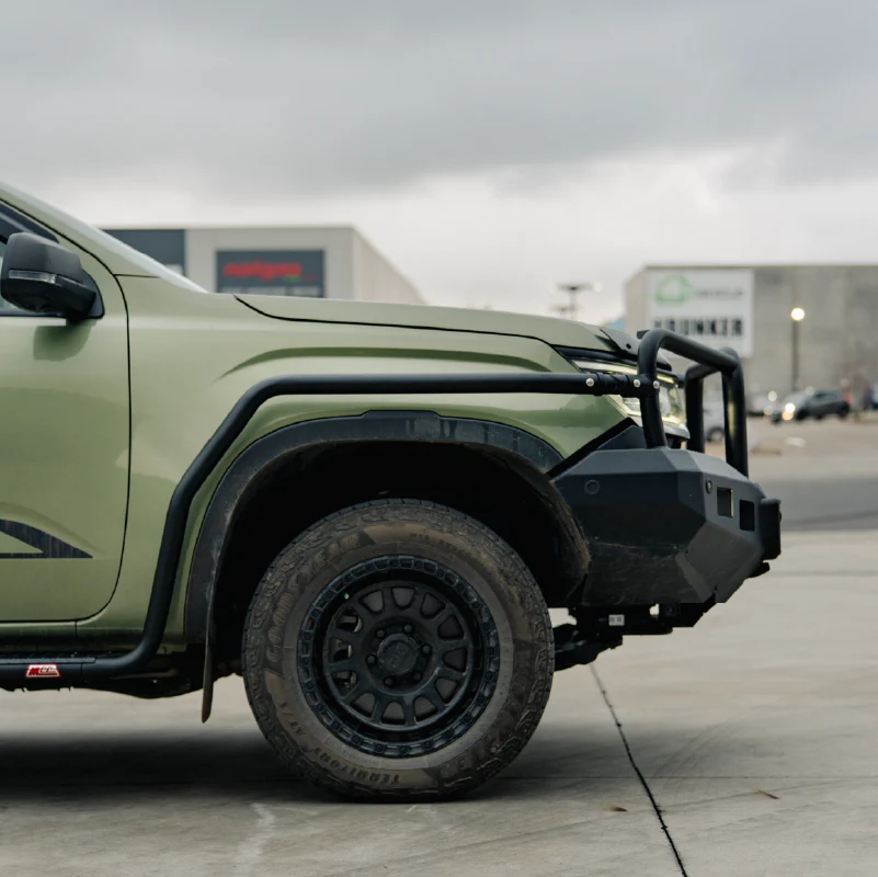 All-New Amarok 2023-On - 039BSR All Black Side Step and Rail Package (50mm Bull Bar) - SKU MCC-04002-039ABSR - Image 3