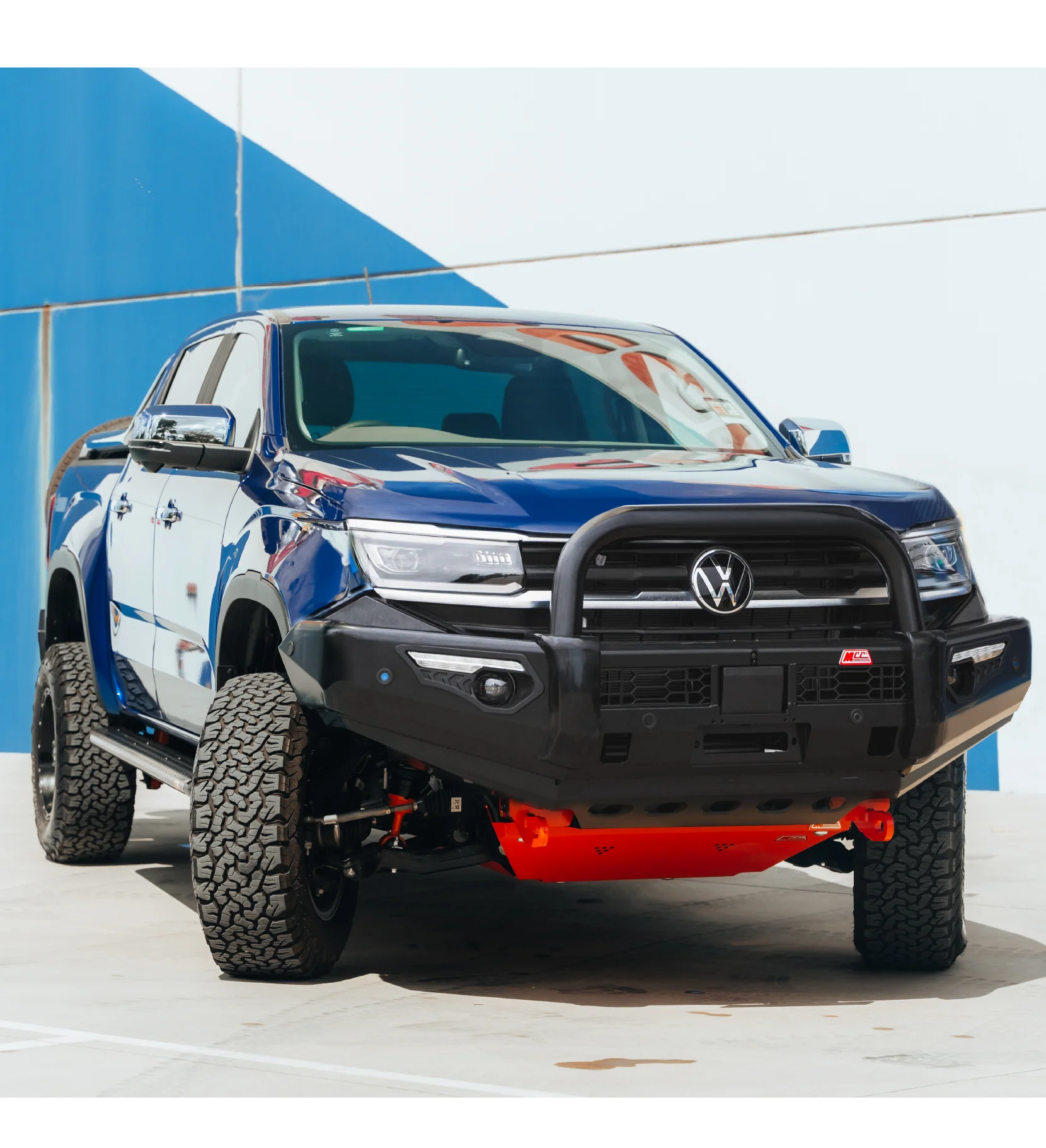 All-New Amarok 2023-On - 808-01 Phoenix Bull Bar Single Black Loop Package - SKU MCC-04002-801SBL - Image 2
