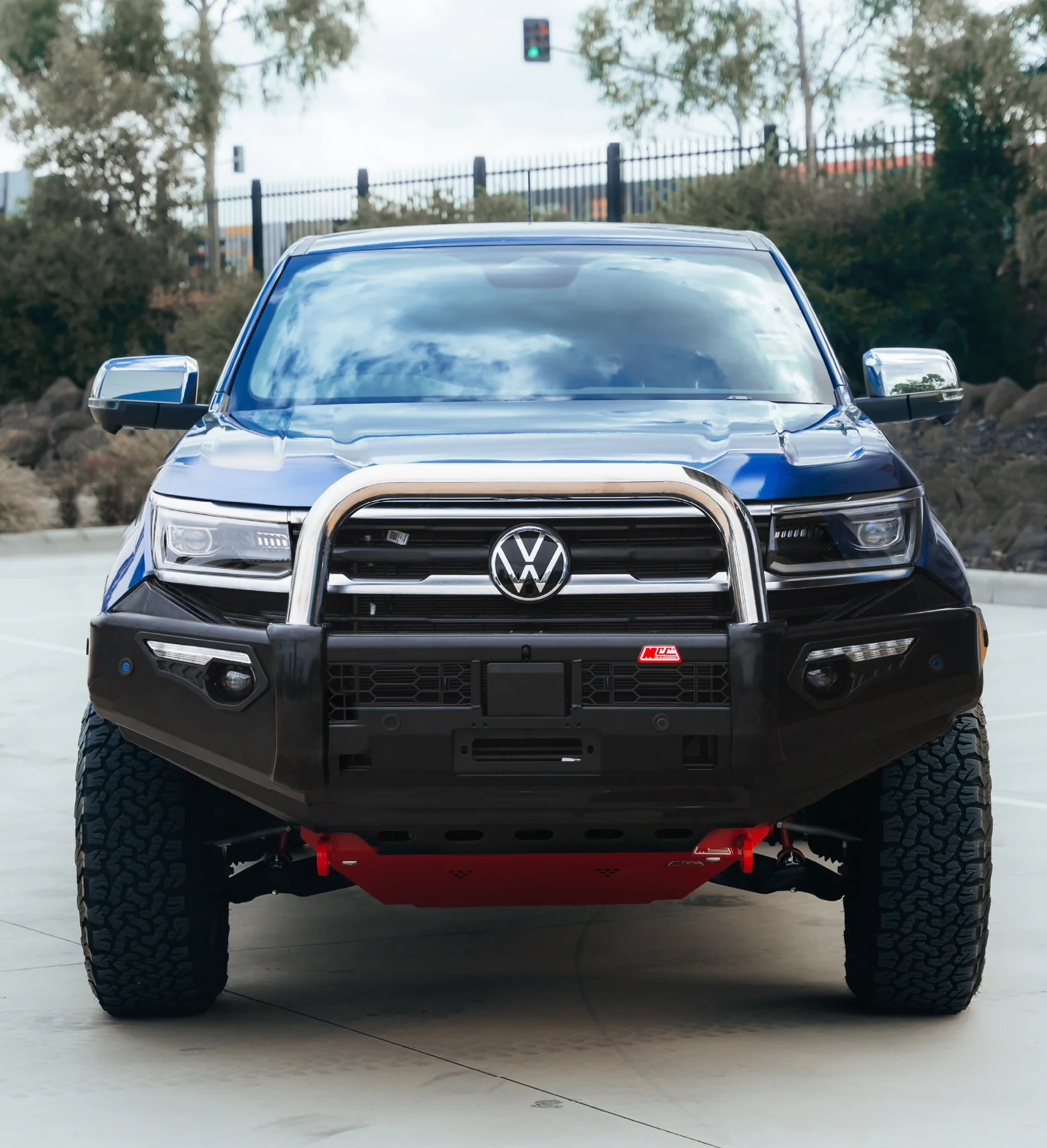 All-New Amarok 2023-On - 808-01 Phoenix Bull Bar Single Stainless Loop Package - SKU MCC-04002-801SSL - Image 3