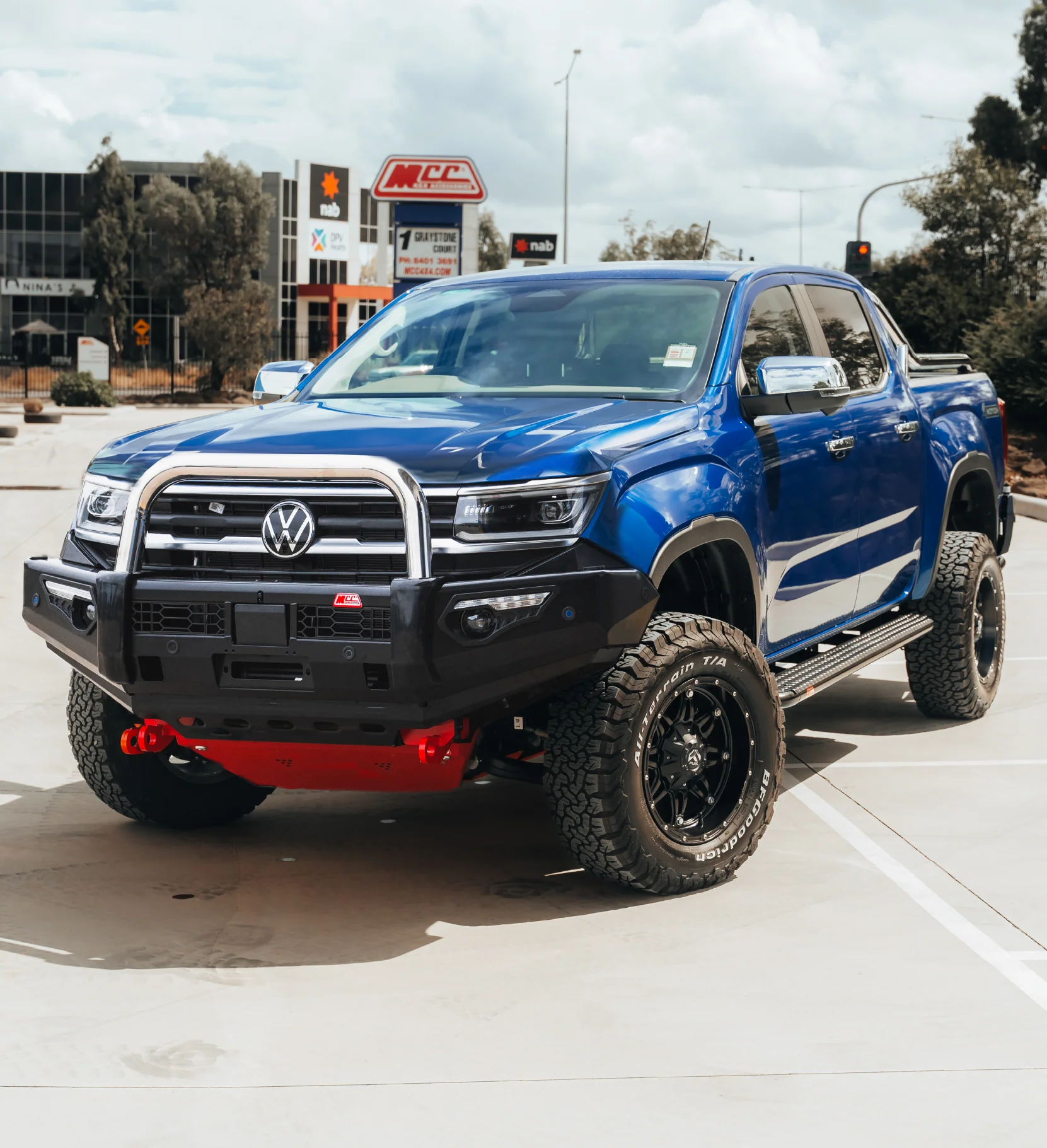 All-New Amarok 2023-On - 808-01 Phoenix Bull Bar Single Stainless Loop Package - SKU MCC-04002-801SSL - Image 4