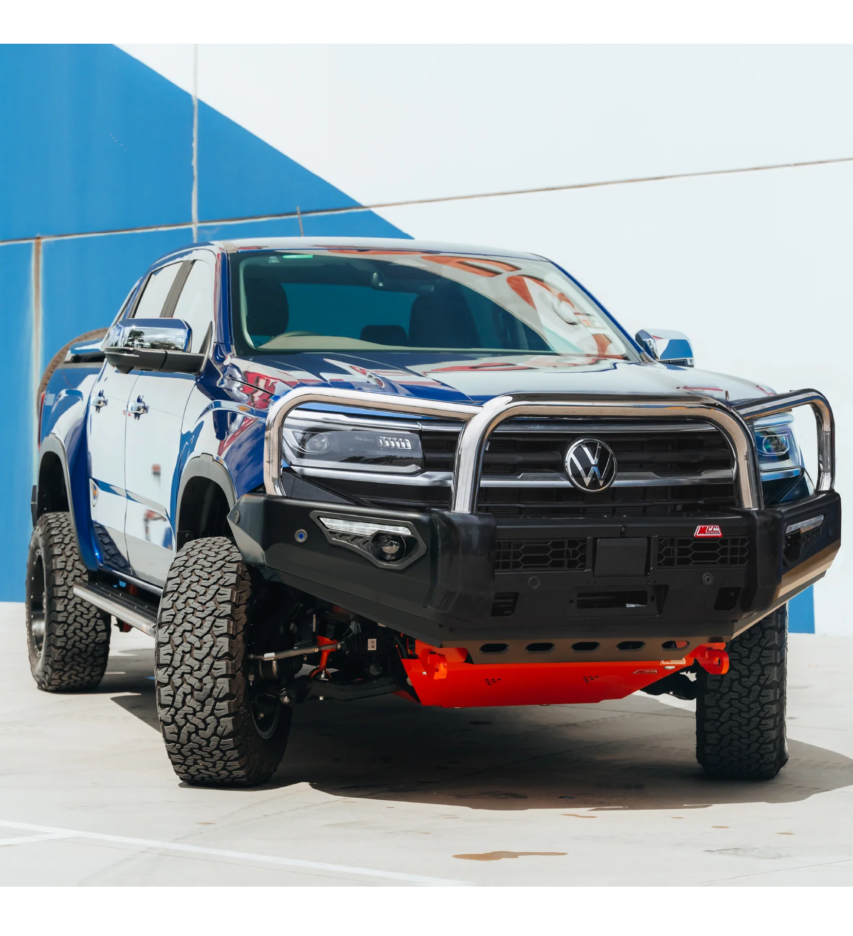 All-New Amarok 2023-On - 808-01 Phoenix Bull Bar Triple Stainless Loops Package - SKU MCC-04002-801 - Image 2