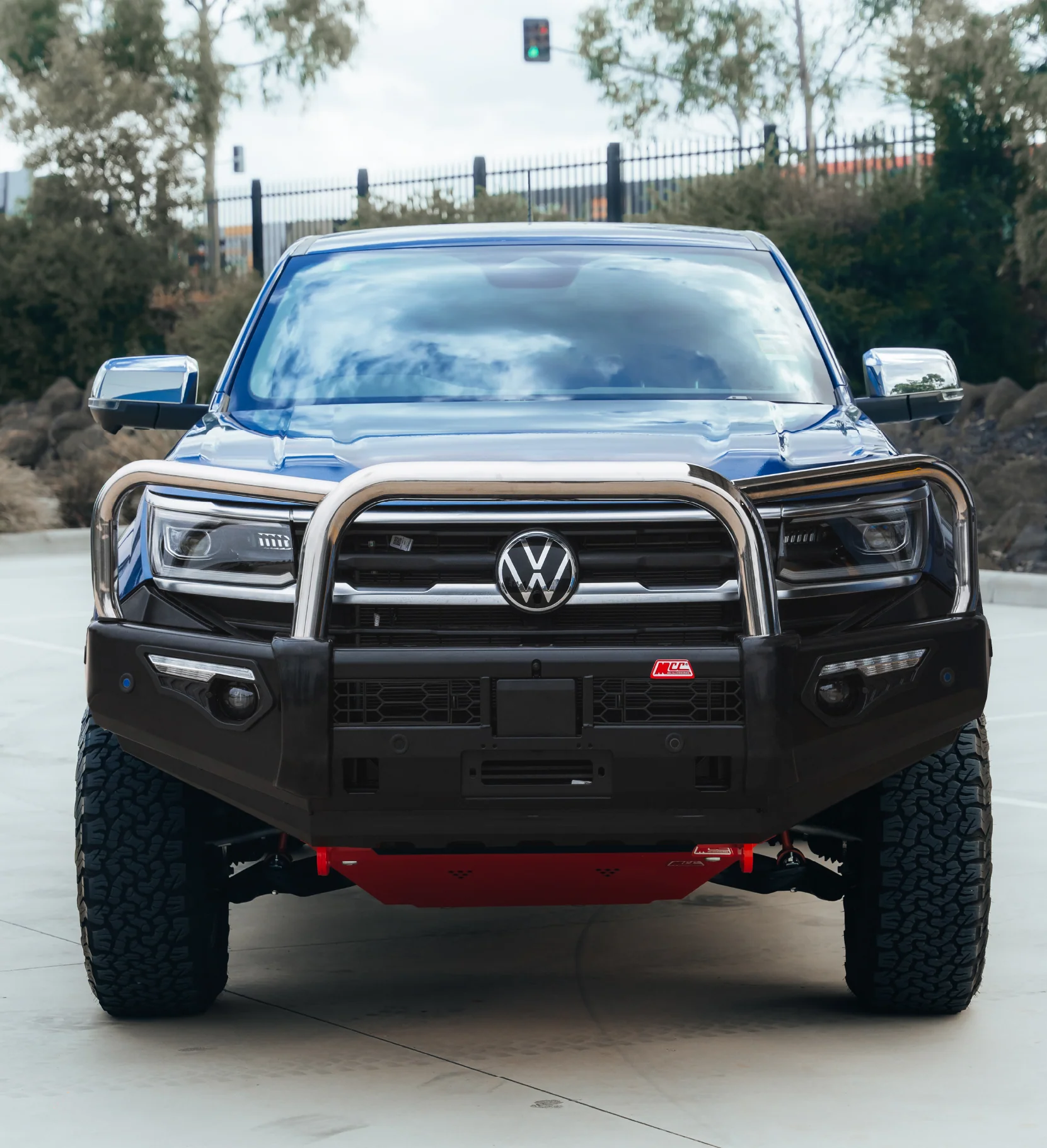 All-New Amarok 2023-On - 808-01 Phoenix Bull Bar Triple Stainless Loops Package - SKU MCC-04002-801 - Image 3