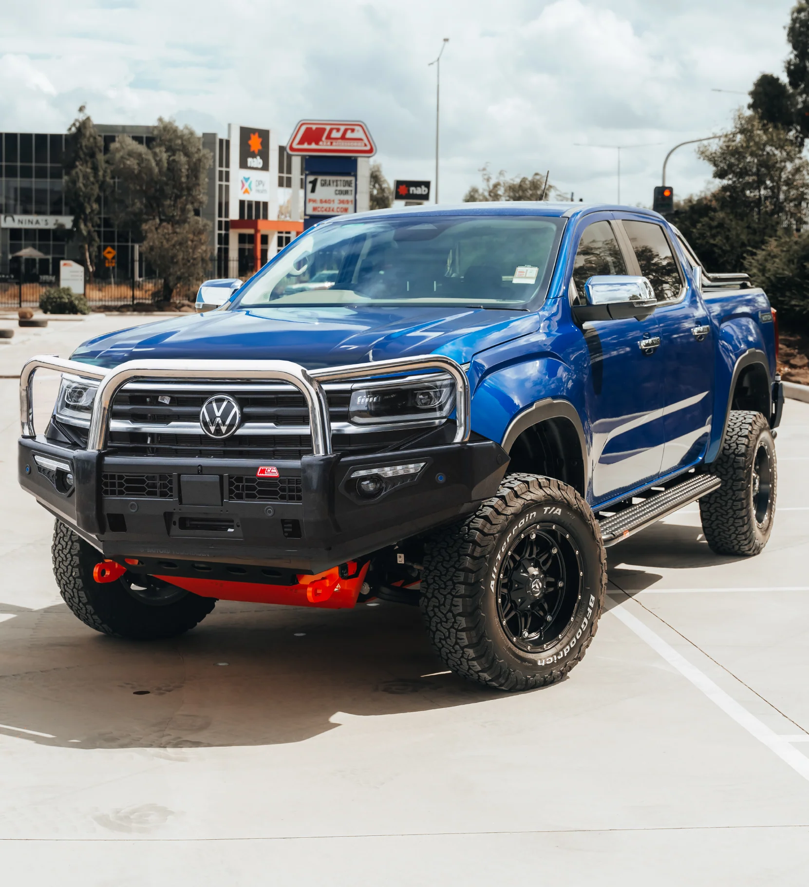All-New Amarok 2023-On - 808-01 Phoenix Bull Bar Triple Stainless Loops Package - SKU MCC-04002-801 - Image 4