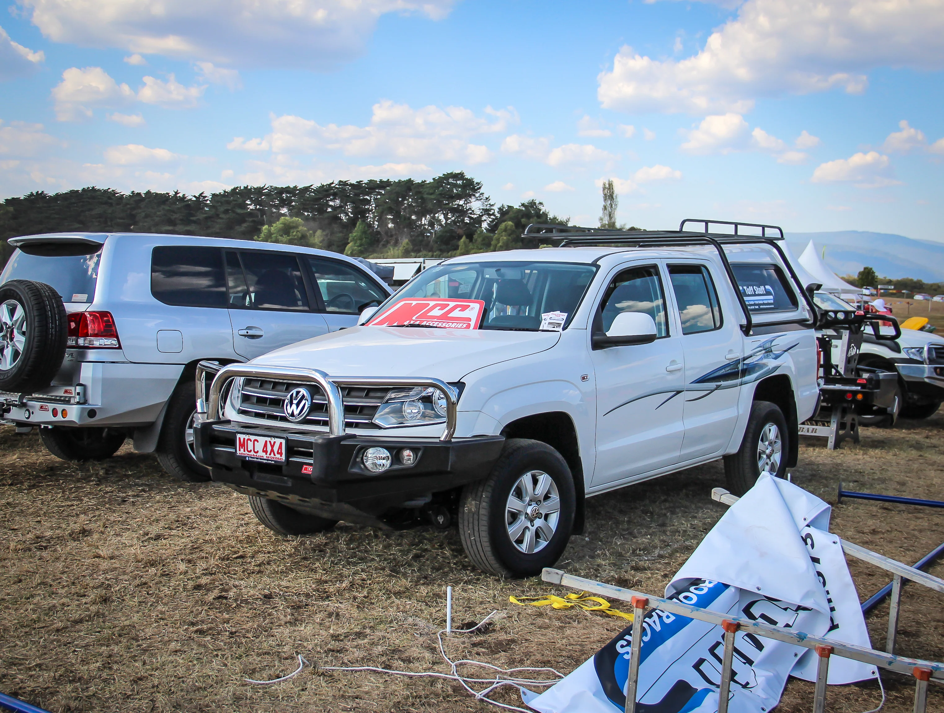 Amarok 2011-On 707-01 Falcon Bull Bar Triple Stainless Loops Package (No Foglight) - SKU MCC-04001-701UP - Image 4