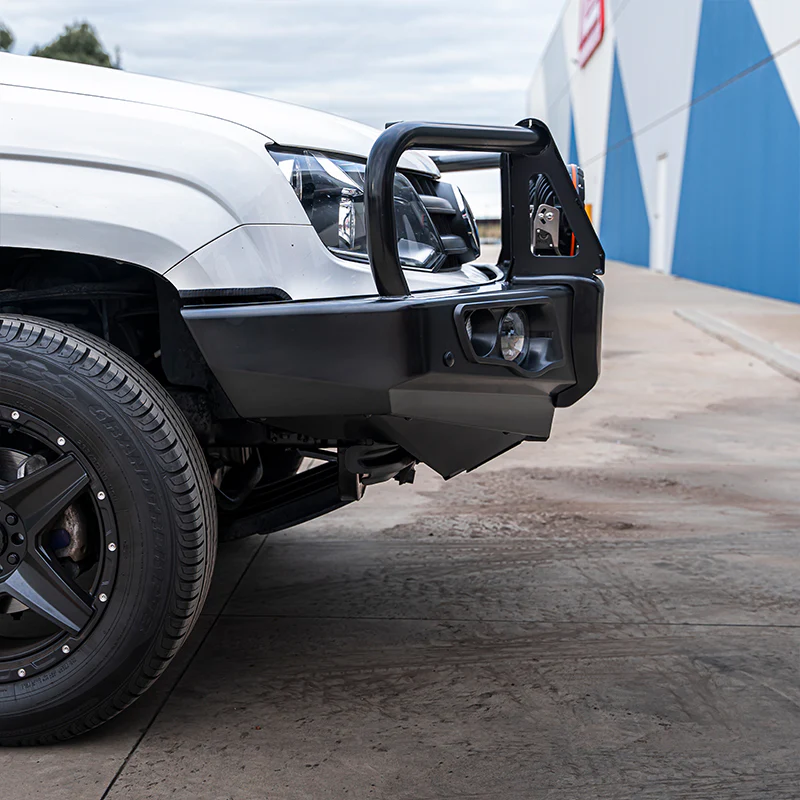 Amarok 2011-On 707-02 Falcon Bull Bar Black A-Frame Package (LED Foglight) - SKU MCC-04001-702FOGUP - Image 6