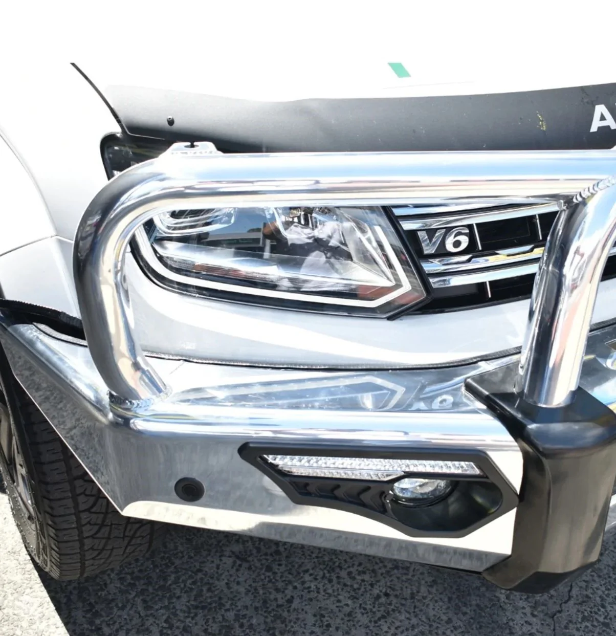 Amarok 2011-On 808-01A Alloy Phoenix Bull Bar Triple Loops Package - SKU MCC-04001-801AW - Image 4
