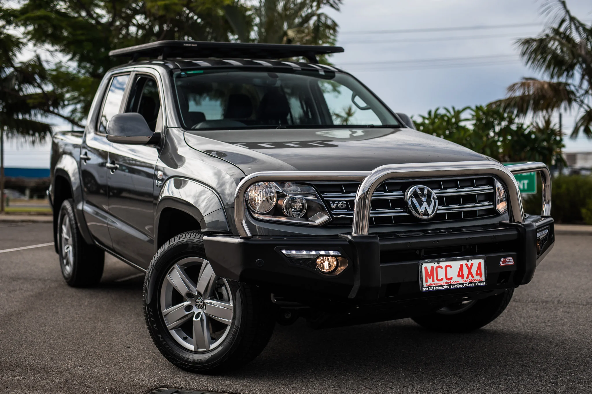Amarok 2011-On 808-01 Phoenix Bull Bar Triple Stainless Loops Package - SKU MCC-04001-801 - Image 2