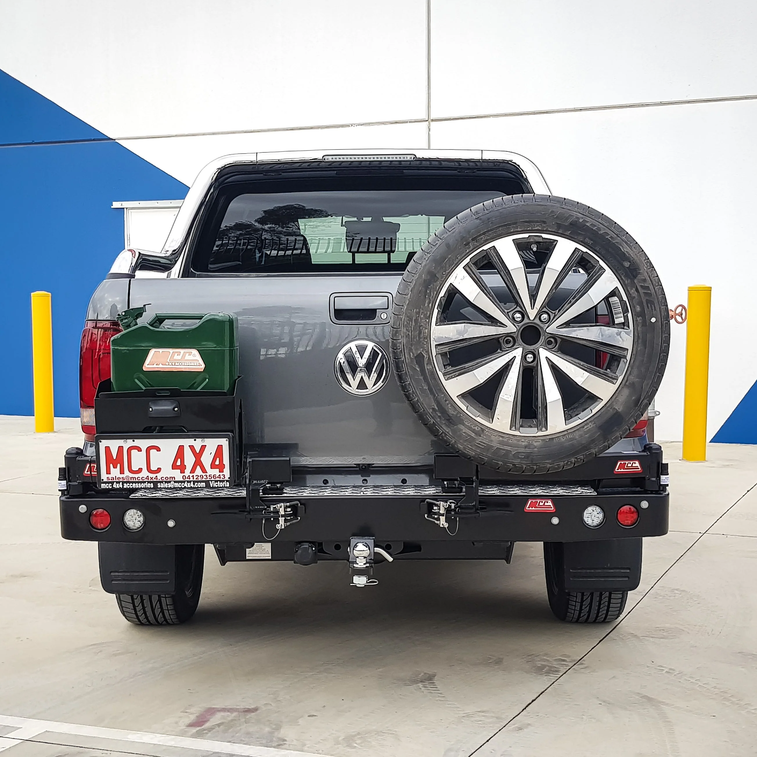 Amarok 2011-On 022-02 Rear Wheel Carrier Single Jerry Can Holder Package - SKU MCC-04001-202PK2 - Image 4