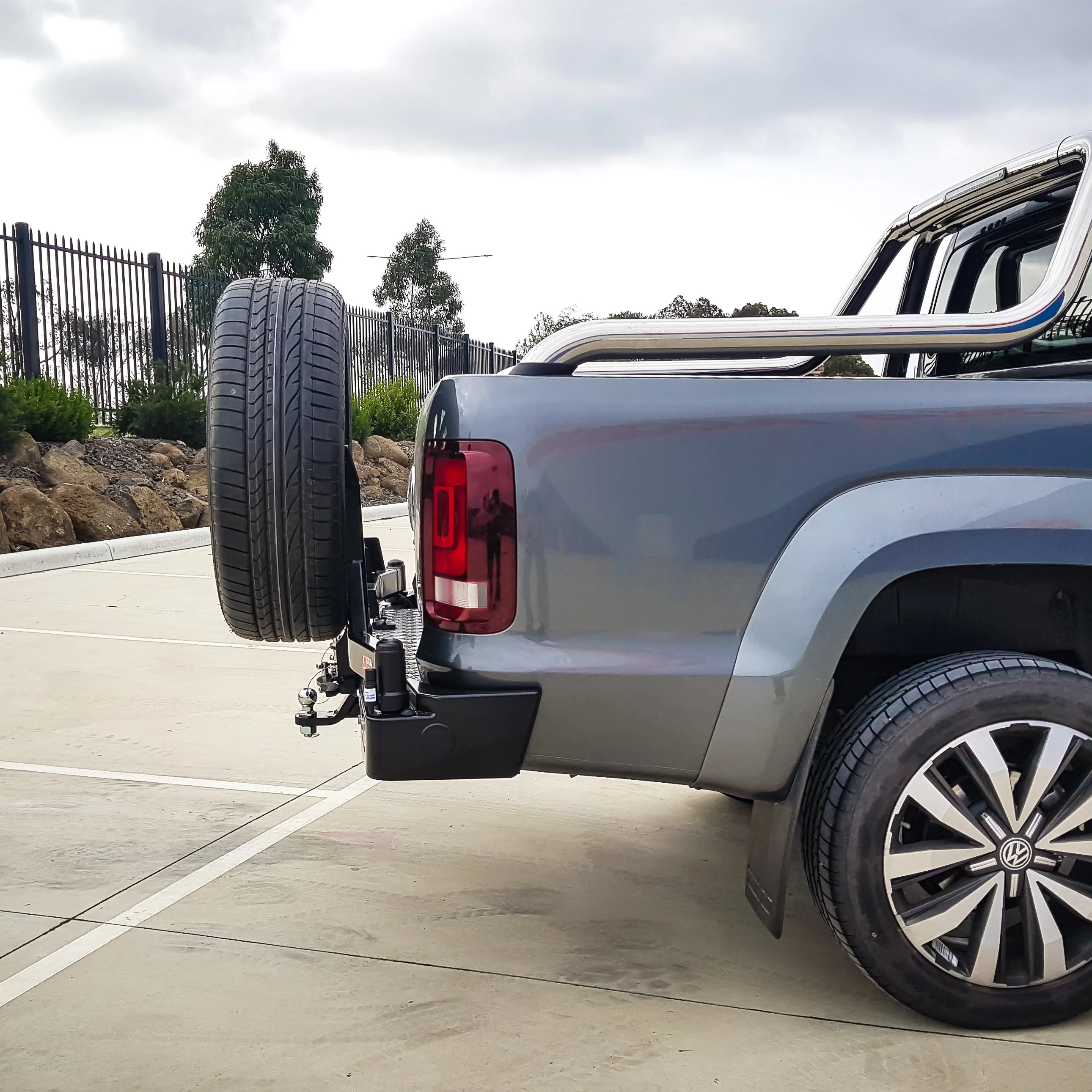 Amarok 2011-On 022-02 Rear Wheel Carrier Single Jerry Can Holder Package - SKU MCC-04001-202PK2 - Image 5