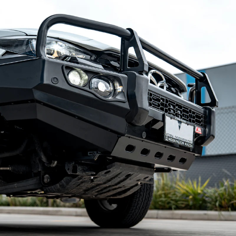 BT50 2025-On Facelift 707-02 Falcon Bull Bar Black A-Frame Package (LED Foglight) - Image 5