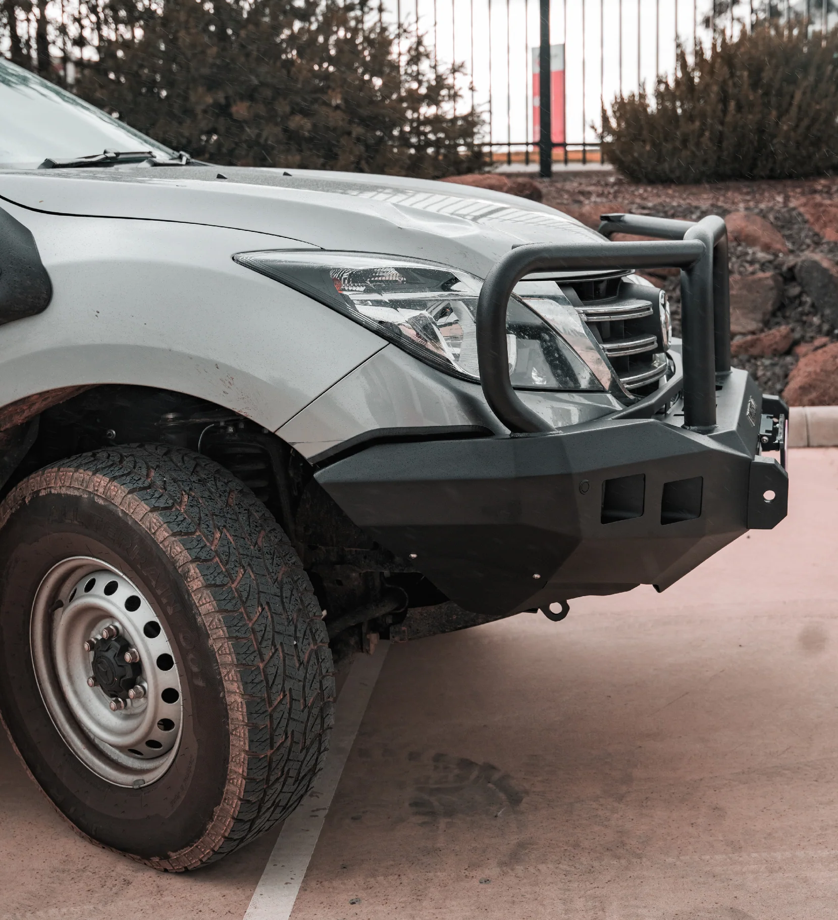 BT50 UP UR 2012-2020 078-02SQ Rocker Bull Bar Triple Loops Package - SKU MCC-06002-7802SQ - Image 5