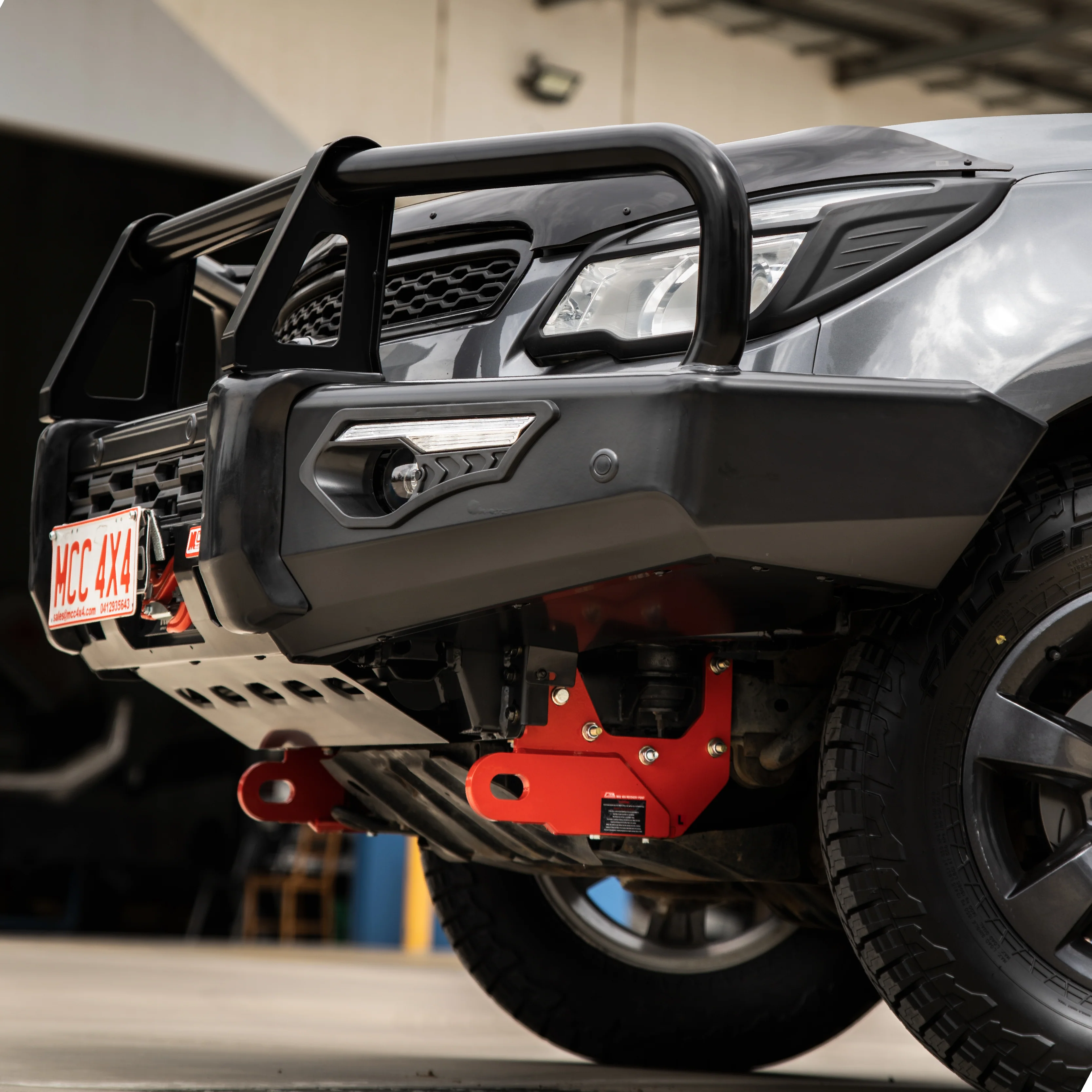 Dmax/Colorado MUX/ Trail Blazer 2012-2020 Rated Recovery Points (Pair) Suitable with all MCC Bull Bars - Image 2