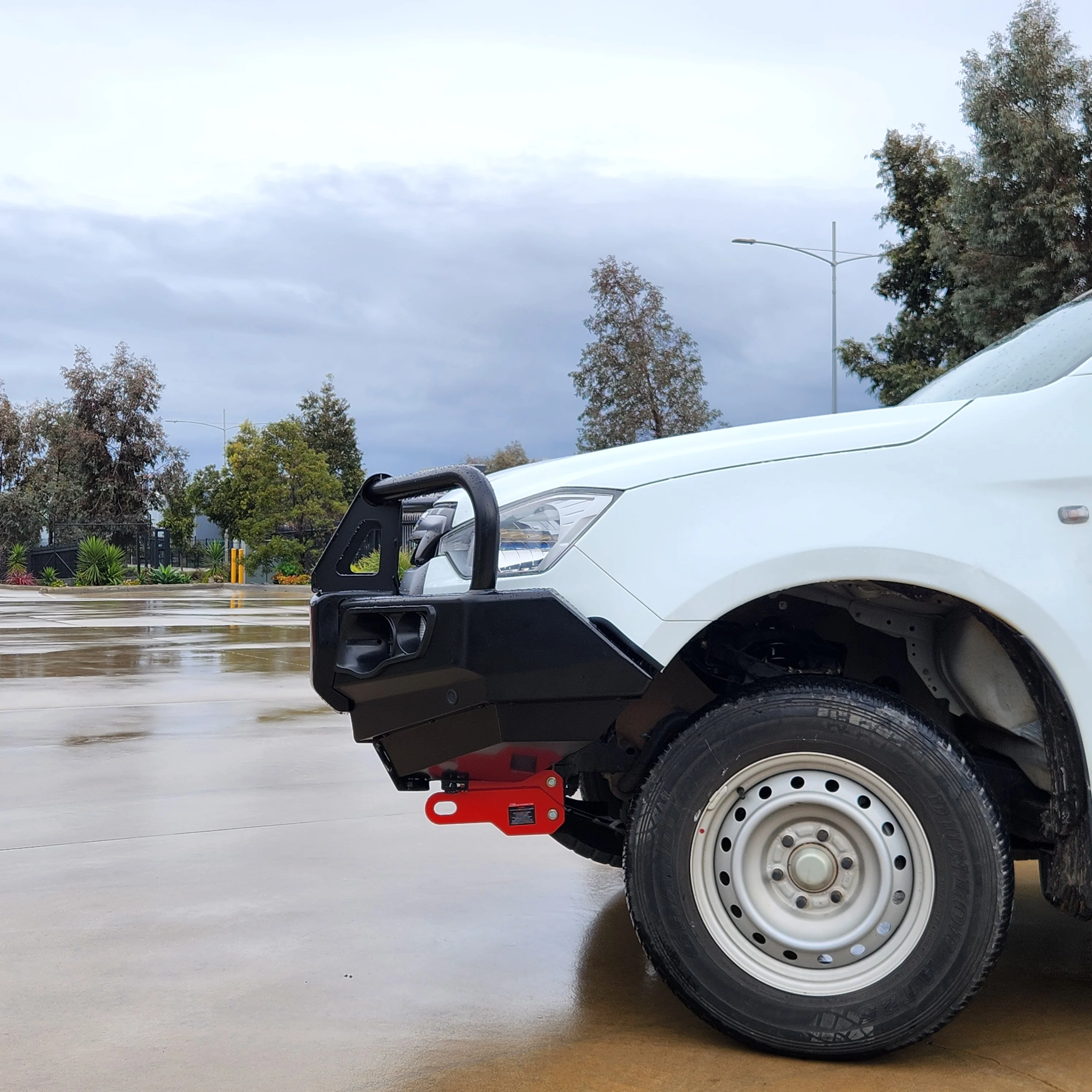 Dmax RG 2020-Present  707-02 Falcon Bull Bar Black A-Frame Package (No Foglight) - SKU MCC-08007-702UP - Image 4