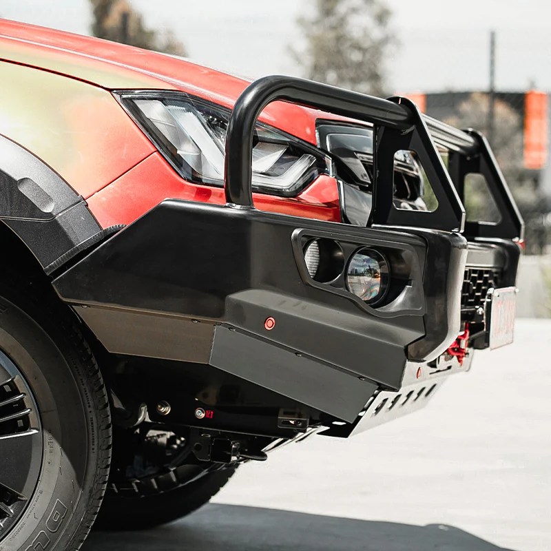 Dmax RG 2020-Present 707-02 Falcon Bull Bar Black A-Frame Package (LED Foglight) - SKU MCC-08007-702FOGUP - Image 5