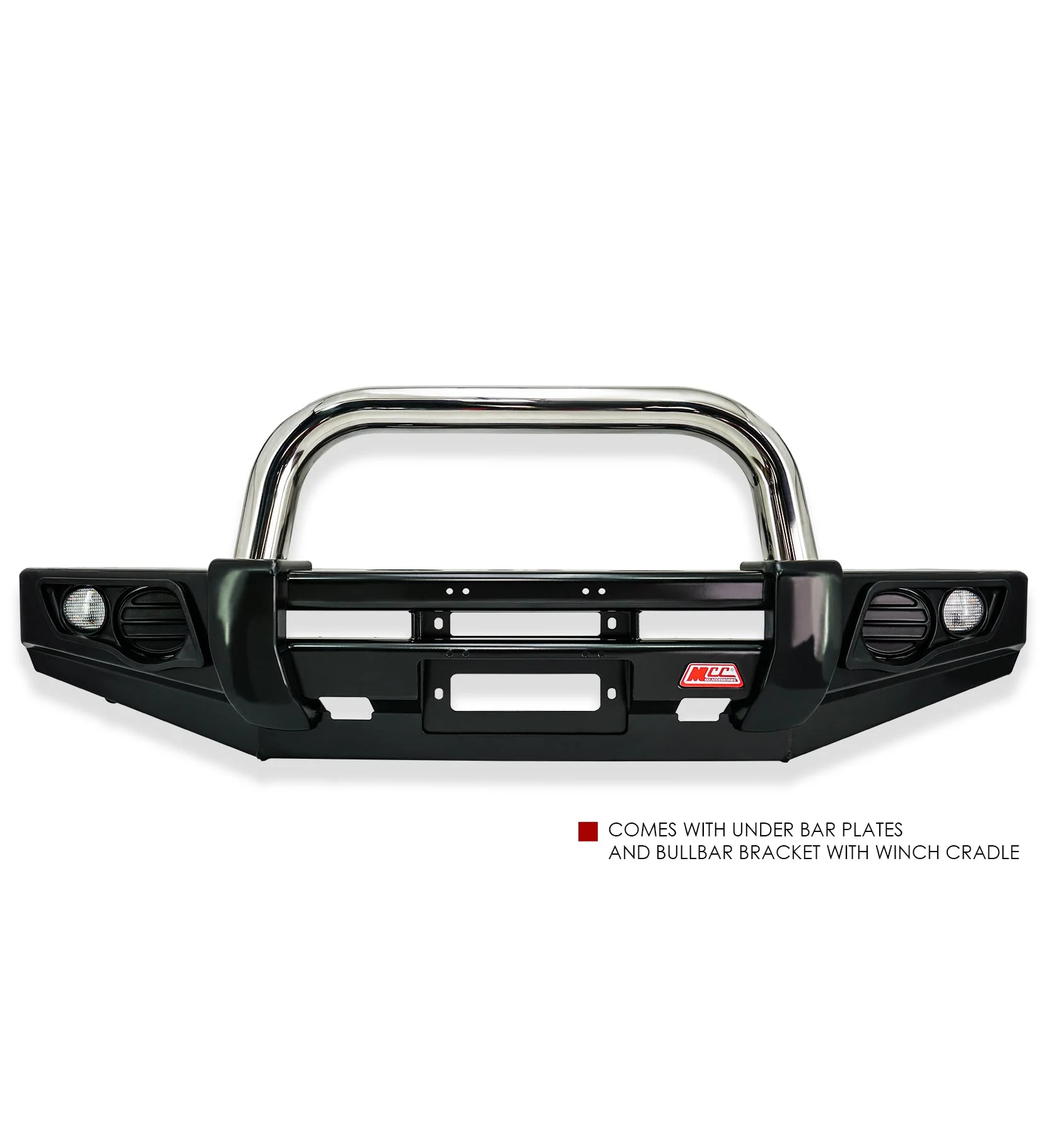 Dmax RG 2020-Present 707-01 Falcon Bull Bar Single Stainless Loop Package (No Foglight) - SKU MCC-08007-701SSL - Image 2