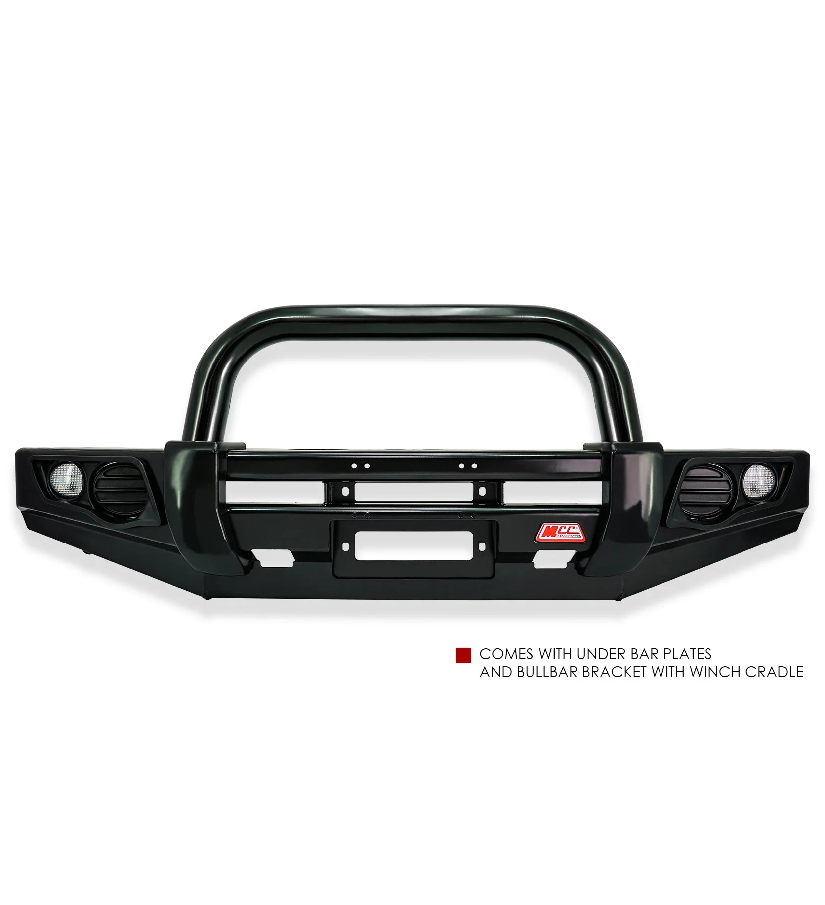 Dmax RG 2020-Present 707-01 Falcon Bull Bar Single Black Loop Package (No Foglight) - SKU MCC-08007-701SBL - Image 2