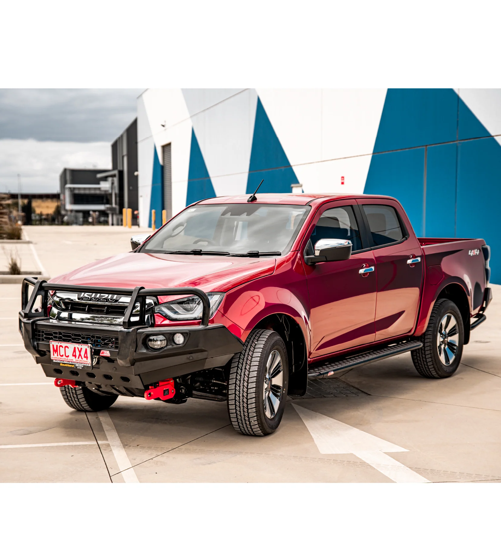 Dmax RG/BT50 TF 2020-Present 309BSBK All Black Side Step Package - SKU MCC-08007-309BSBK - Image 3