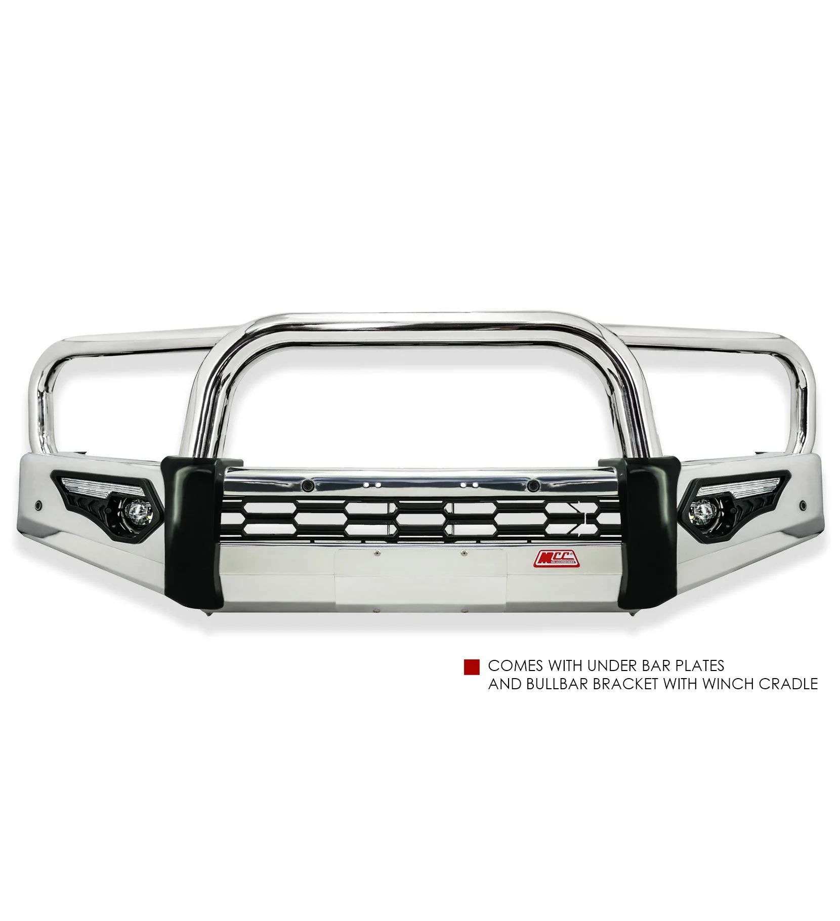 Dmax RG 2020-Present 808-01A Alloy Phoenix Bull Bar Triple Loops Package - SKU MCC-08007-801AW - Image 2