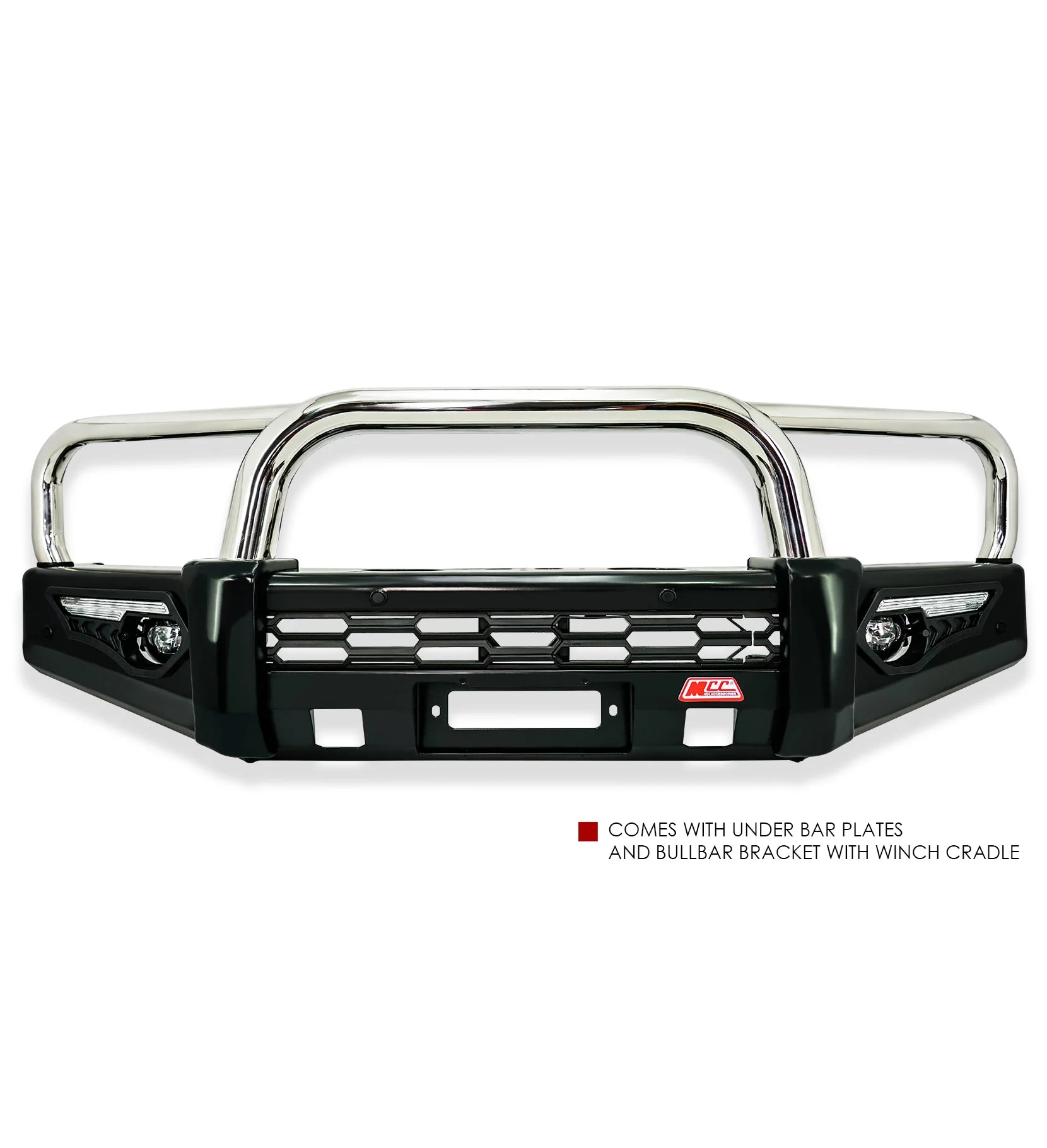 Dmax RG 2020-Present 808-01 Phoenix Bull Bar Triple Stainless Loops Package - SKU MCC-08007-801 - Image 2