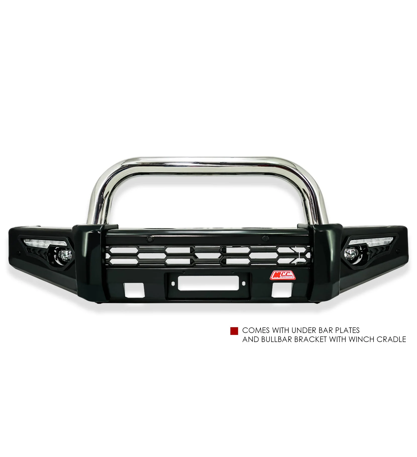 Dmax RG 2020-Present 808-01 Phoenix Bull Bar Single Stainless Loop Package - SKU MCC-08007-801SSL - Image 2