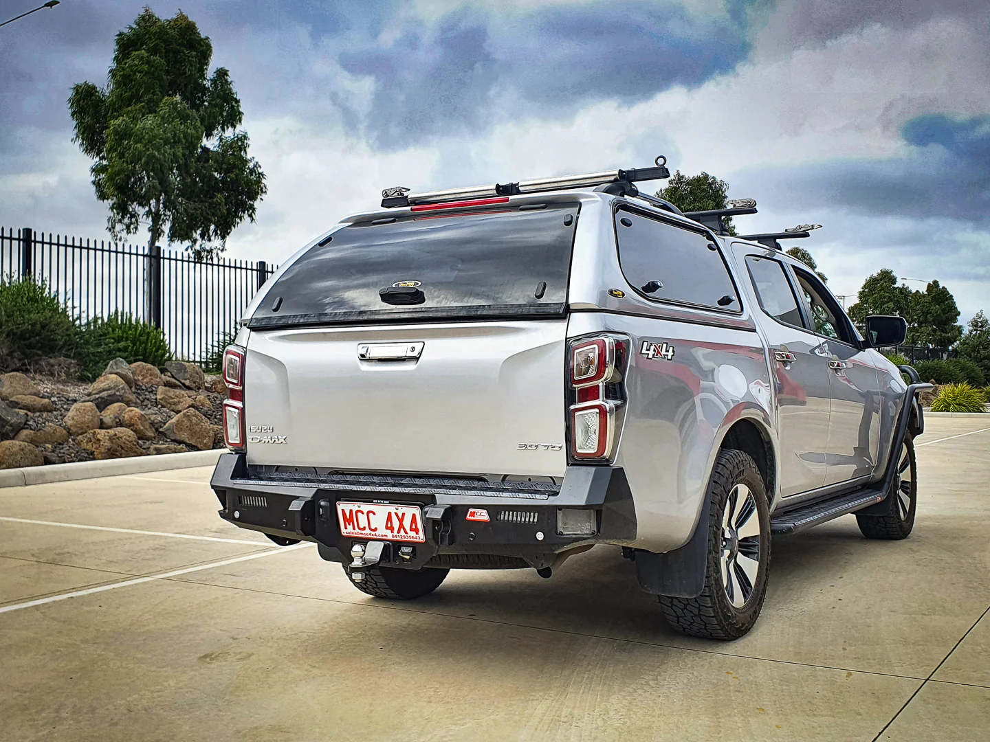 Dmax RG/BT50 TF 2020-Present Rocker Rear Bars - SKU MCC-08007-201 - Image 4