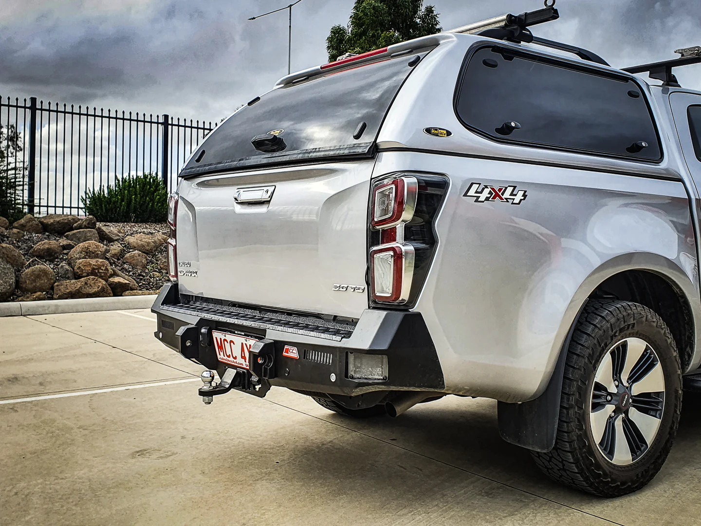 Dmax RG/BT50 TF 2020-Present Rocker Rear Bars - SKU MCC-08007-201 - Image 5