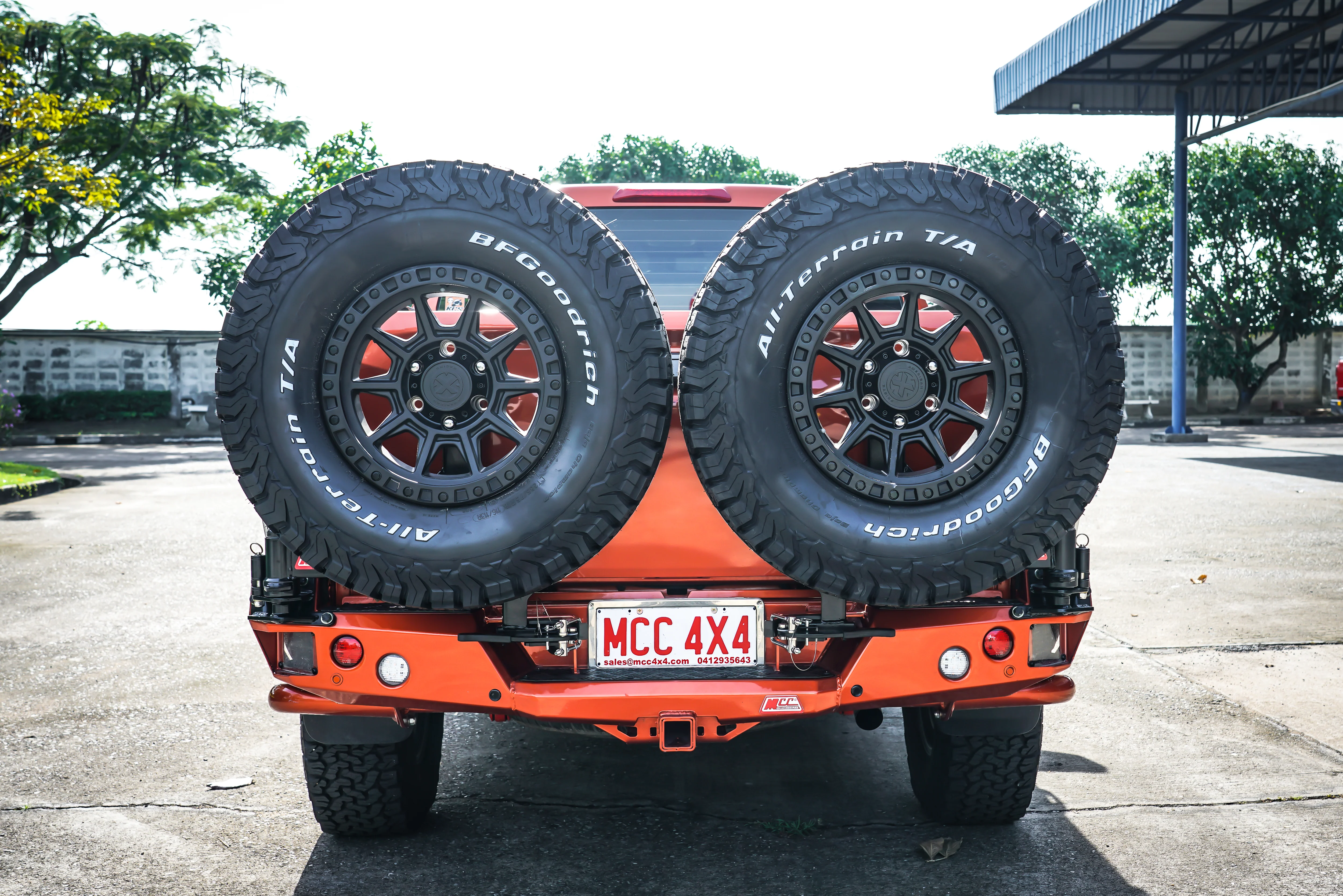 Dmax RG/BT50 TF 2020-Present 022-02 Rear Wheel Carrier Dual Wheels Carrier Package - SKU MCC-08007-202PK1 - Image 3