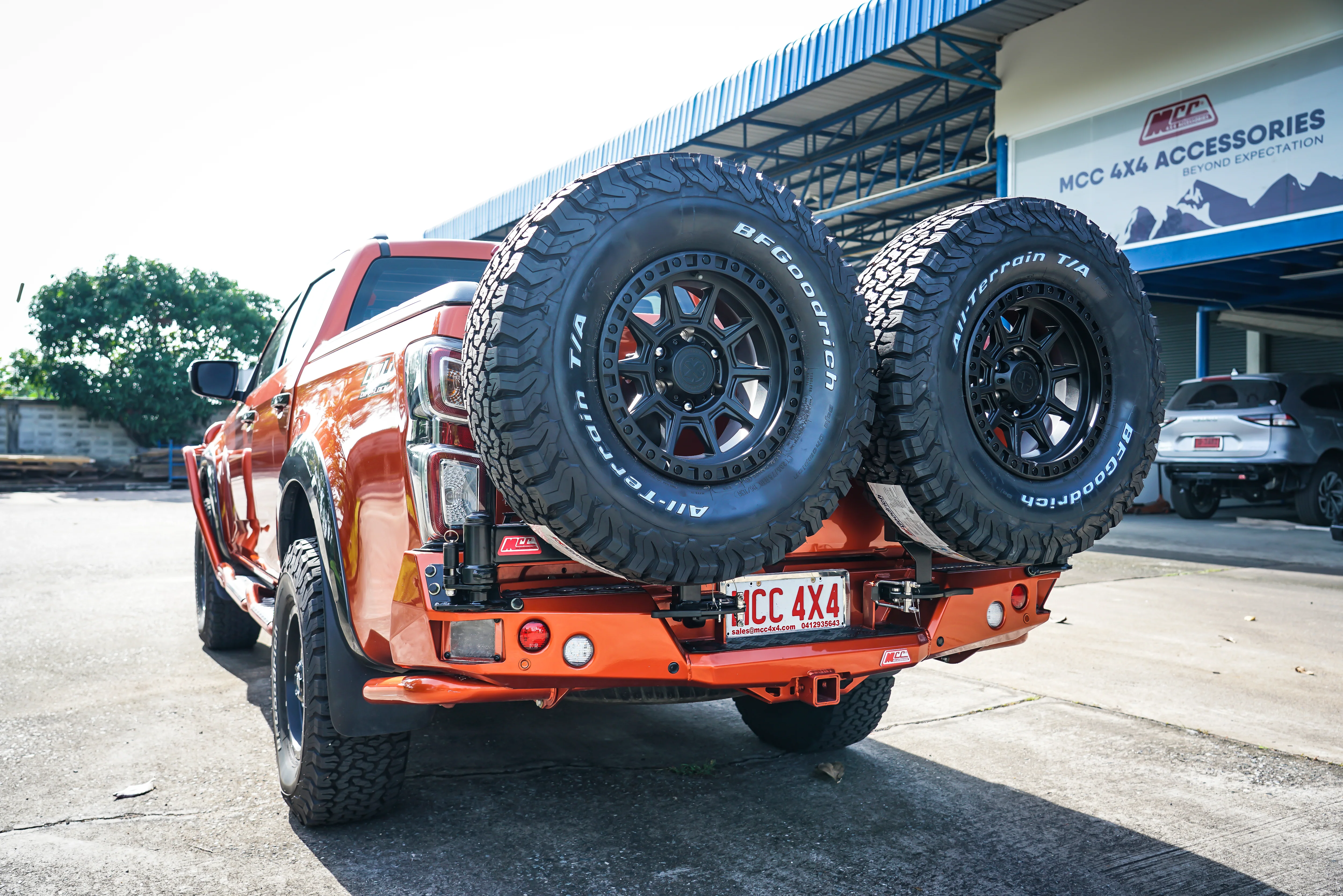 Dmax RG/BT50 TF 2020-Present 022-02 Rear Wheel Carrier Dual Wheels Carrier Package - SKU MCC-08007-202PK1 - Image 4