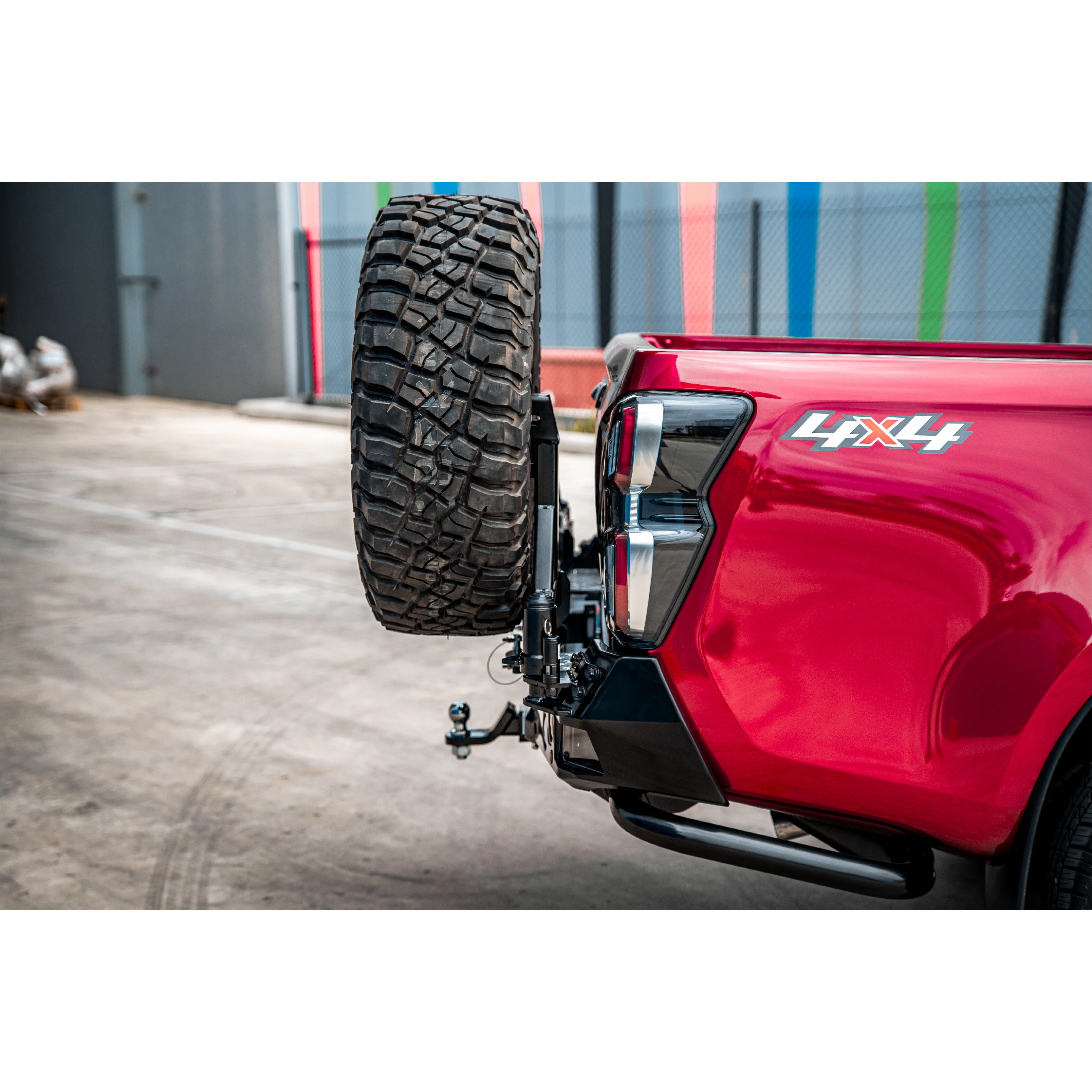 Dmax RG/BT50 TF 2020-Present 022-02 Rear Wheel Carrier Double Jerry Can Holder Package - SKU MCC-08007-202PK3 - Image 5