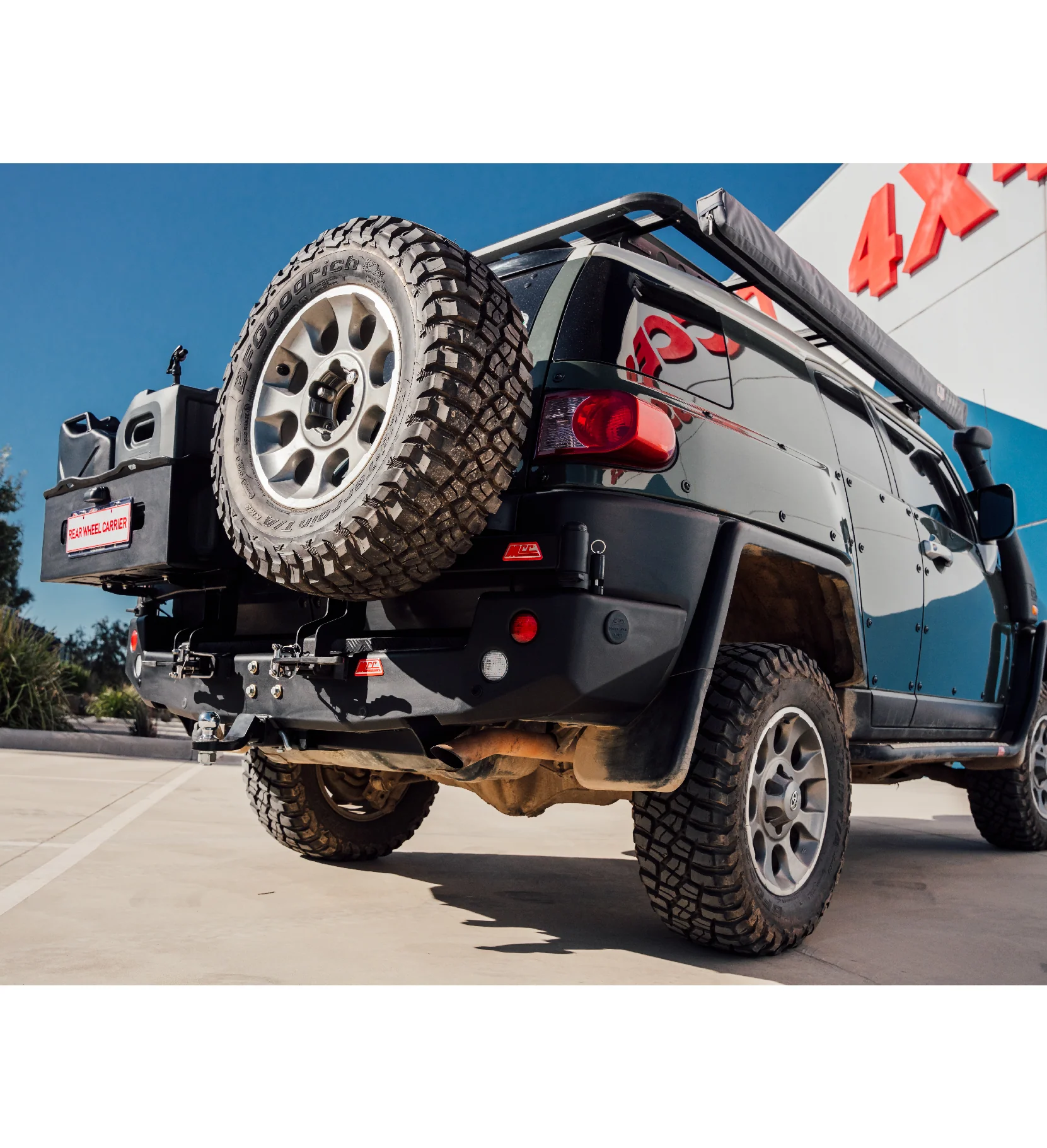 FJ Cruiser XJ10 2006-2017 022-02 Rear Wheel Carrier Bar - 022-02 Rear Wheel Carrier Double Jerry Can Holder Package - SKU MCC-01012-202PK3 - Image 6