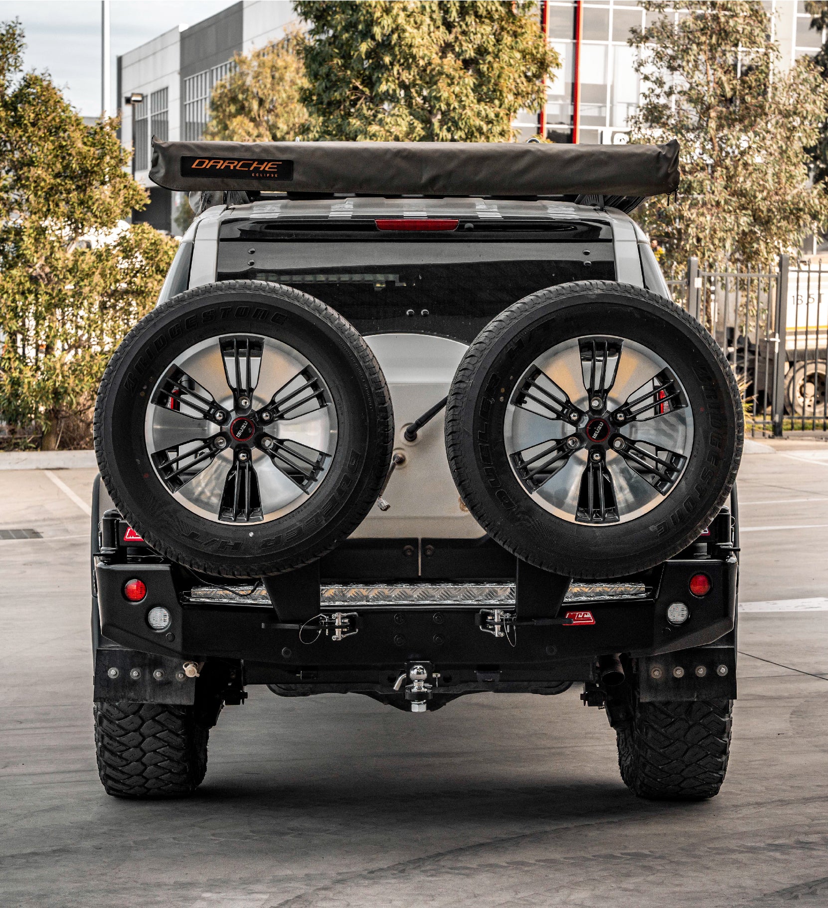 FJ Cruiser XJ10 2006-2017 022-02 Rear Wheel Carrier Bar - 022-02 Rear Wheel Carrier Dual Wheels Carrier Package - SKU MCC-01012-202PK1 - Image 3