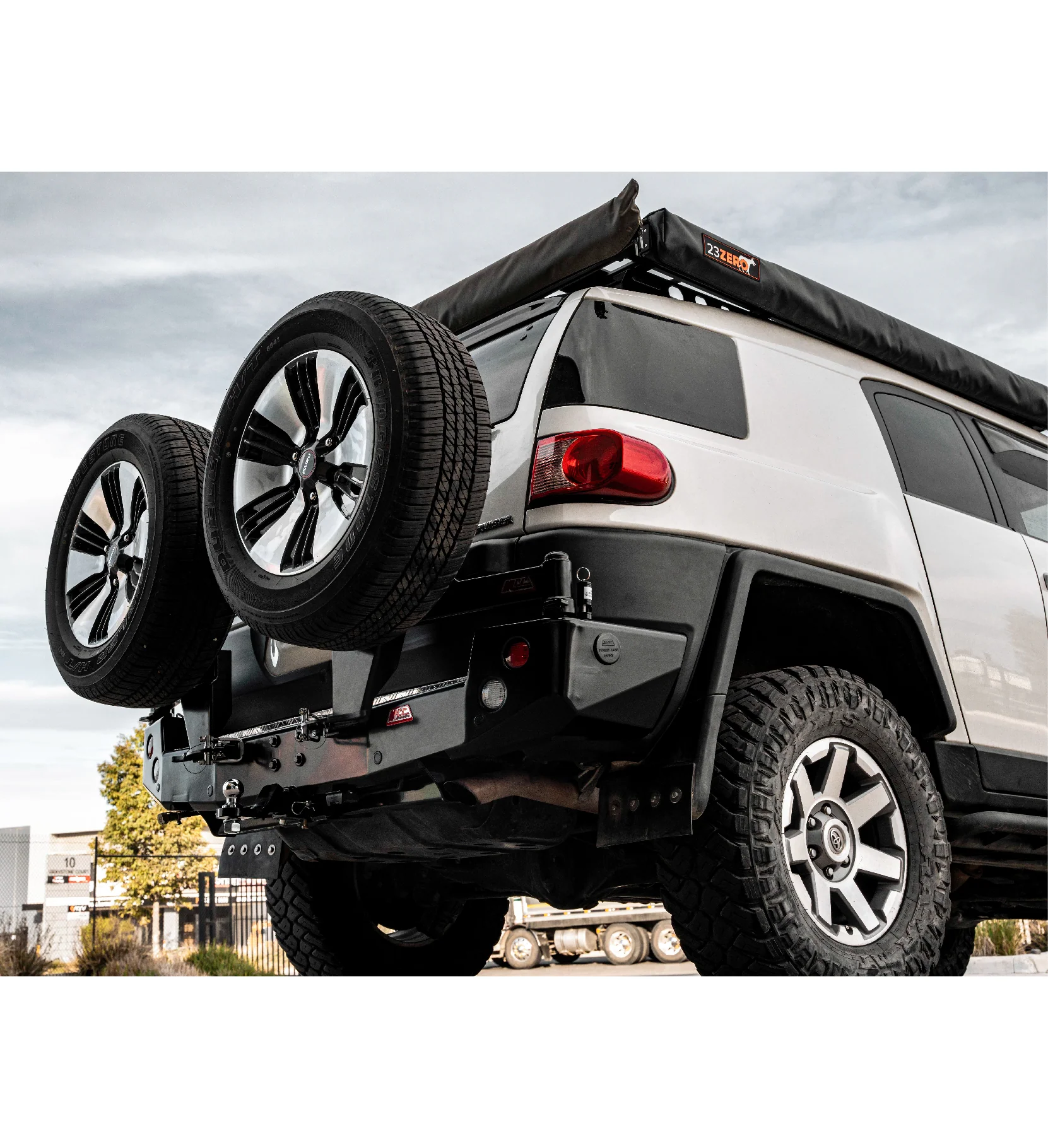FJ Cruiser XJ10 2006-2017 022-02 Rear Wheel Carrier Bar - 022-02 Rear Wheel Carrier Dual Wheels Carrier Package - SKU MCC-01012-202PK1 - Image 5