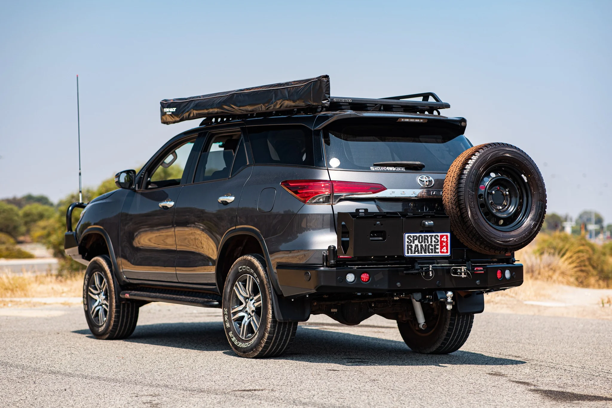 Fortuner 2015-Current 022-02 Rear Wheel Carrier (Non Bumper Cut) Dual Wheels Carrier Package - SKU MCC-01018-202PK1 - Image 5