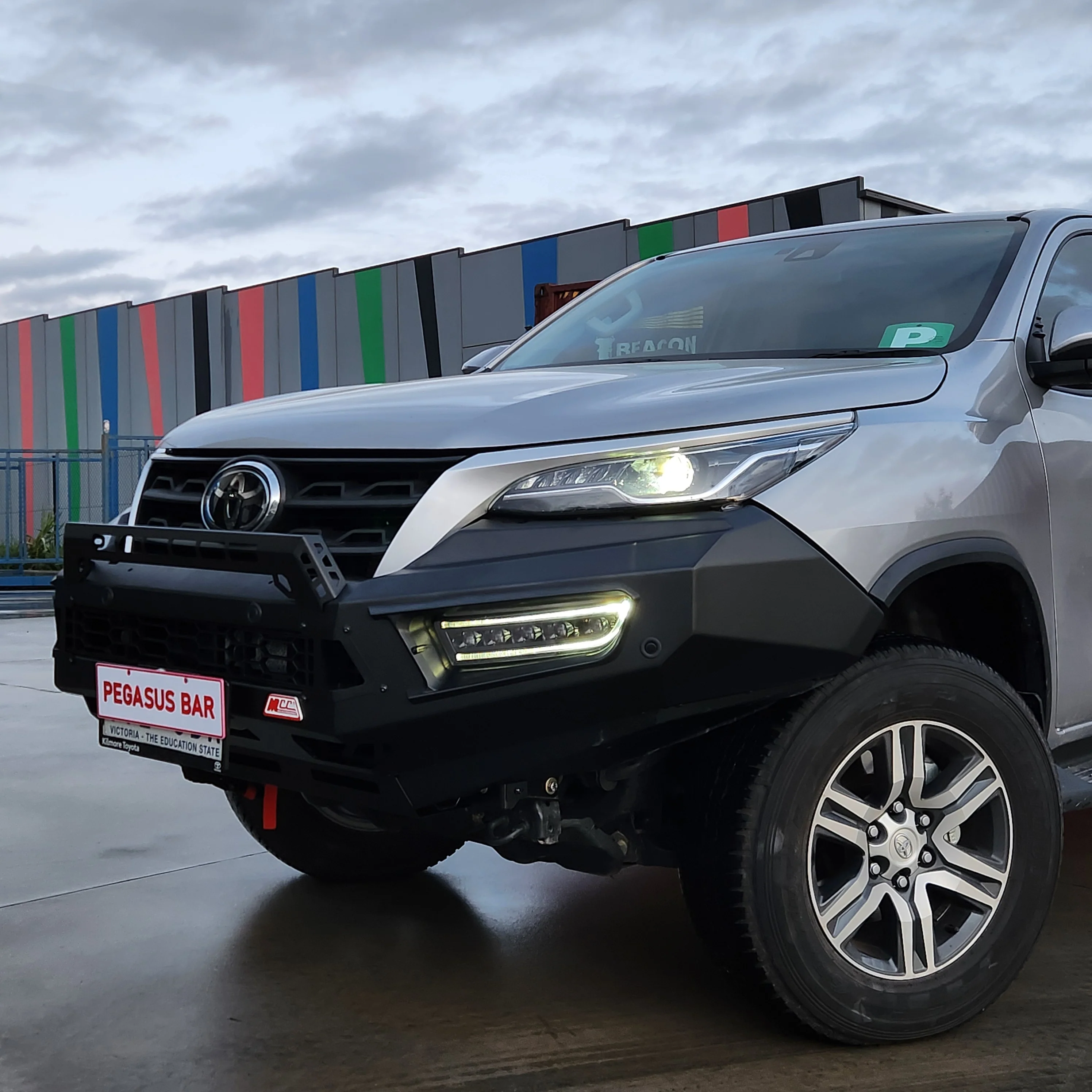 Fortuner 21-On (6/20) 909-01 Alloy Pegasus Bull Bar Bumper Replacement Package - SKU MCC-01022-901 - Image 9