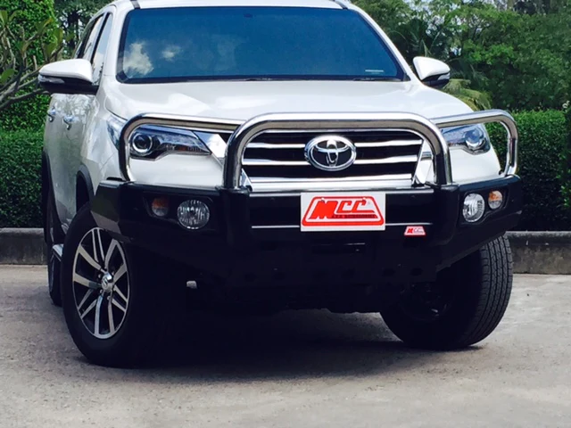 Fortuner 2015-2020 707-01 Falcon Bull Bar Triple Stainless Loops Package (No Foglight) - SKU MCC-01018-701UP - Image 3