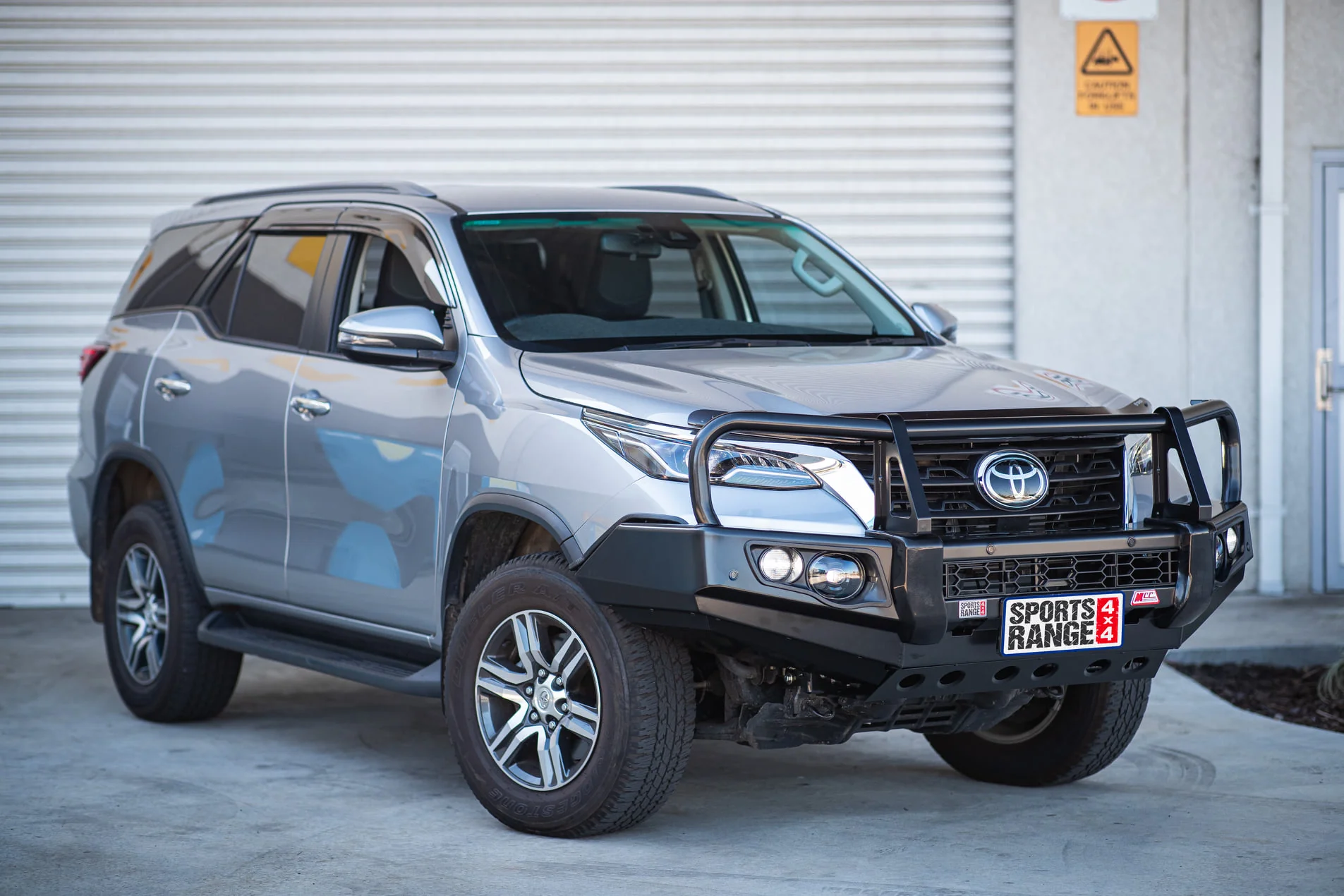 Fortuner 2015-2020 707-02 Falcon Bull Bar Black A-Frame Package (LED Foglight) - SKU MCC-01018-702FOGUP - Image 2