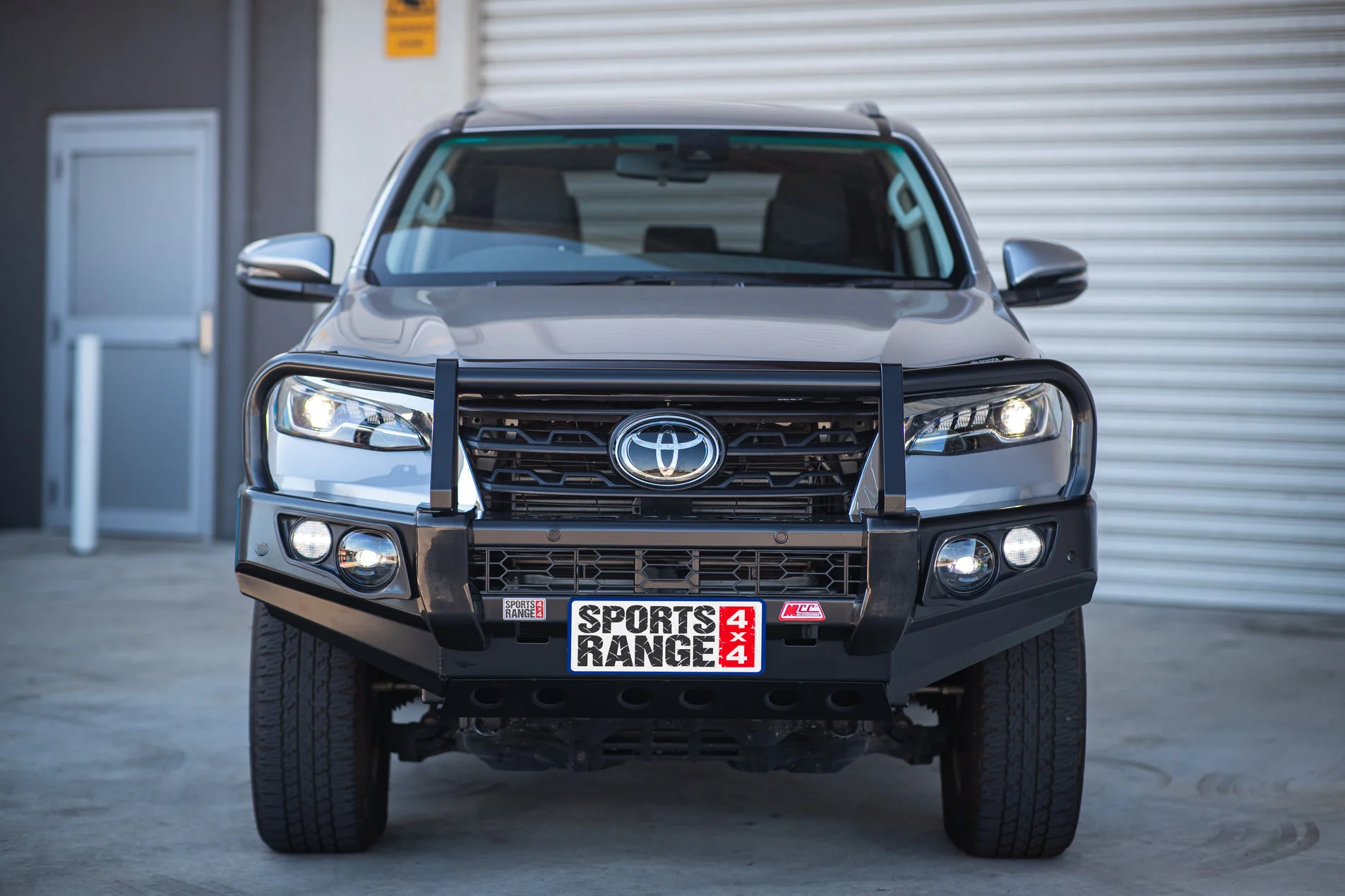 Fortuner 2015-2020 707-02 Falcon Bull Bar Black A-Frame Package (No Foglight) - SKU MCC-01018-702UP - Image 3