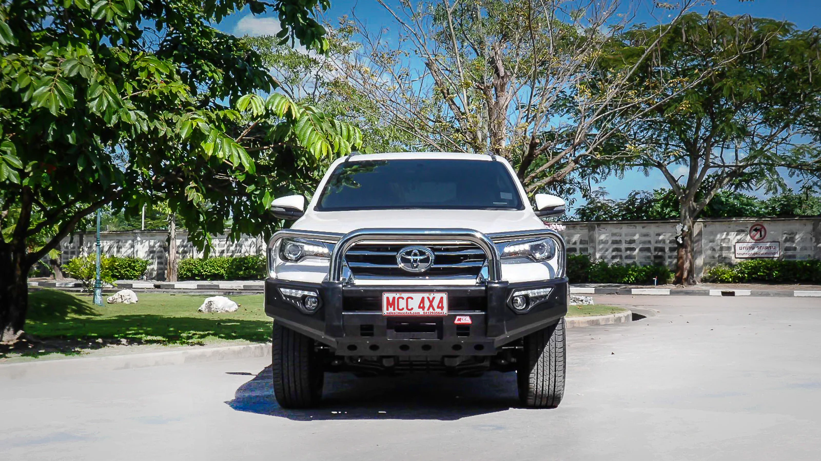 Fortuner 2015-2020 808-01 Phoenix Bull Bar Triple Stainless Loops Package - SKU MCC-01018-801 - Image 3
