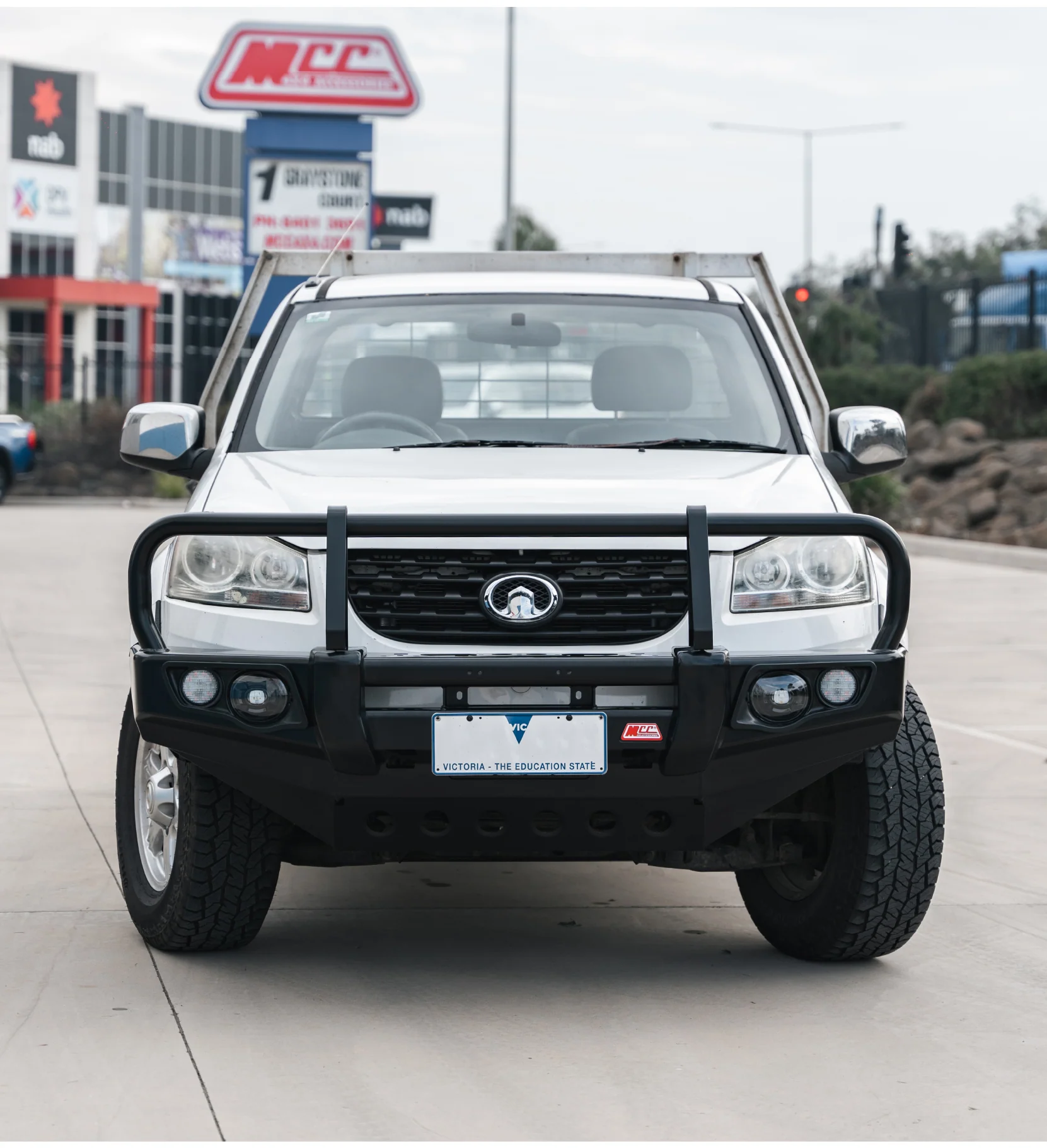 Great Wall V200 V240 2009-2019 707-02 Falcon Bull Bar Black A-Frame Package (No Foglight) - SKU MCC-11001-702UP - Image 3
