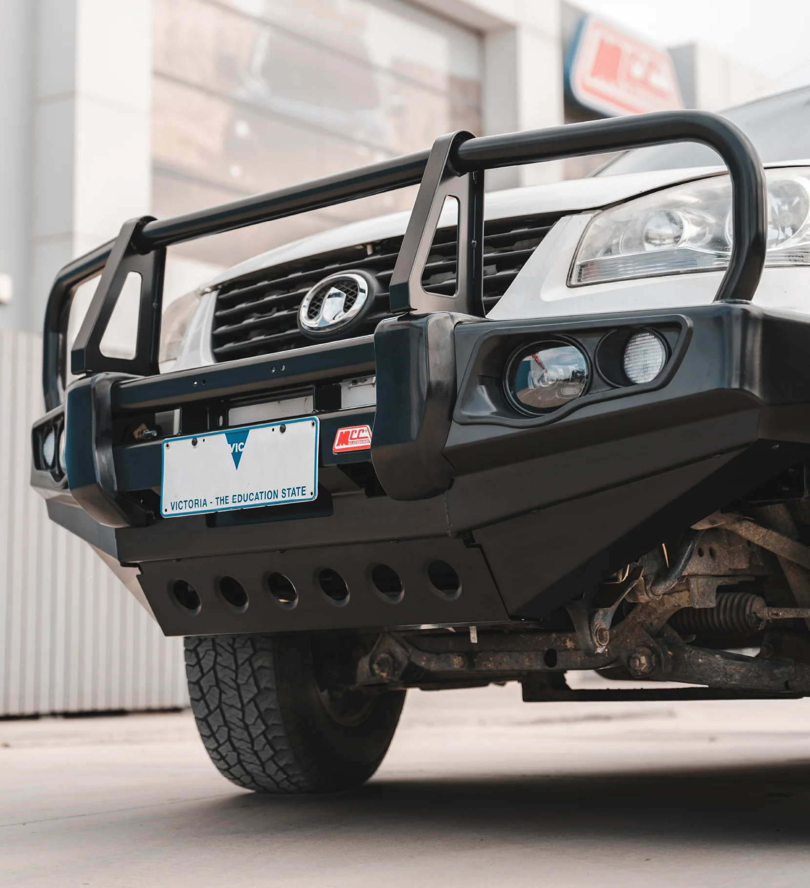 Great Wall V200 V240 2009-2019 707-02 Falcon Bull Bar Black A-Frame Package (No Foglight) - SKU MCC-11001-702UP - Image 5