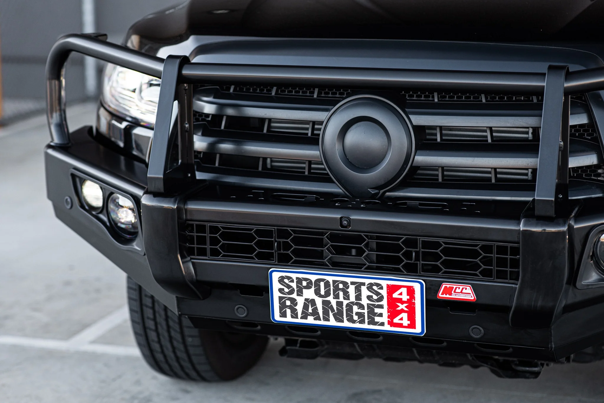 Great Wall Cannon 09/20 to Current - 707-02 Falcon Bull Bar Black A-Frame Package (LED Foglight) - SKU MCC-11002-702FOGUP - Image 7